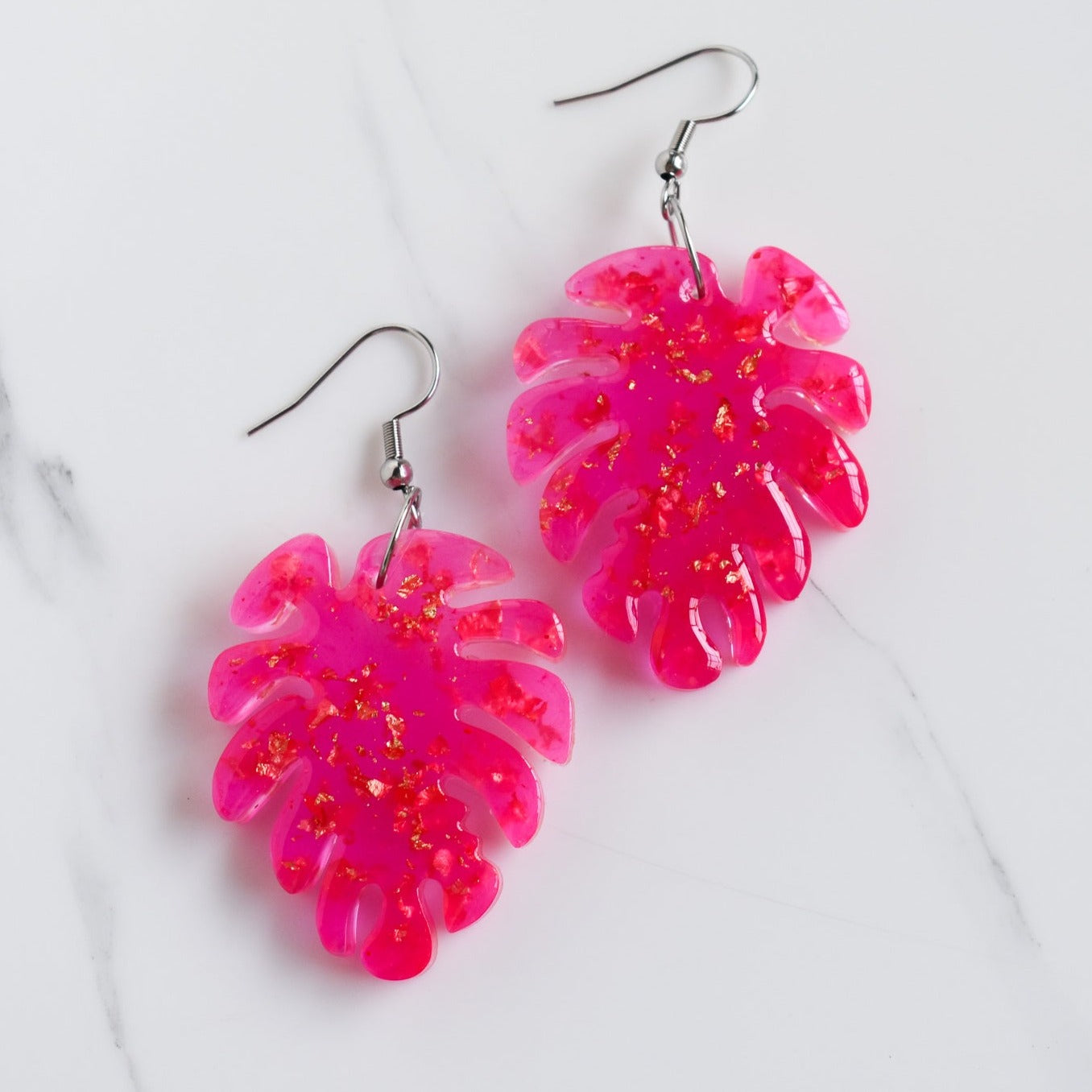 Handmade, light weight and comfortable to wear all day long leather earrings. All our earring hooks are made with a high quality stainless steel and they are hypo allergenic. They will not tarnish or irritate your sensitive skin.