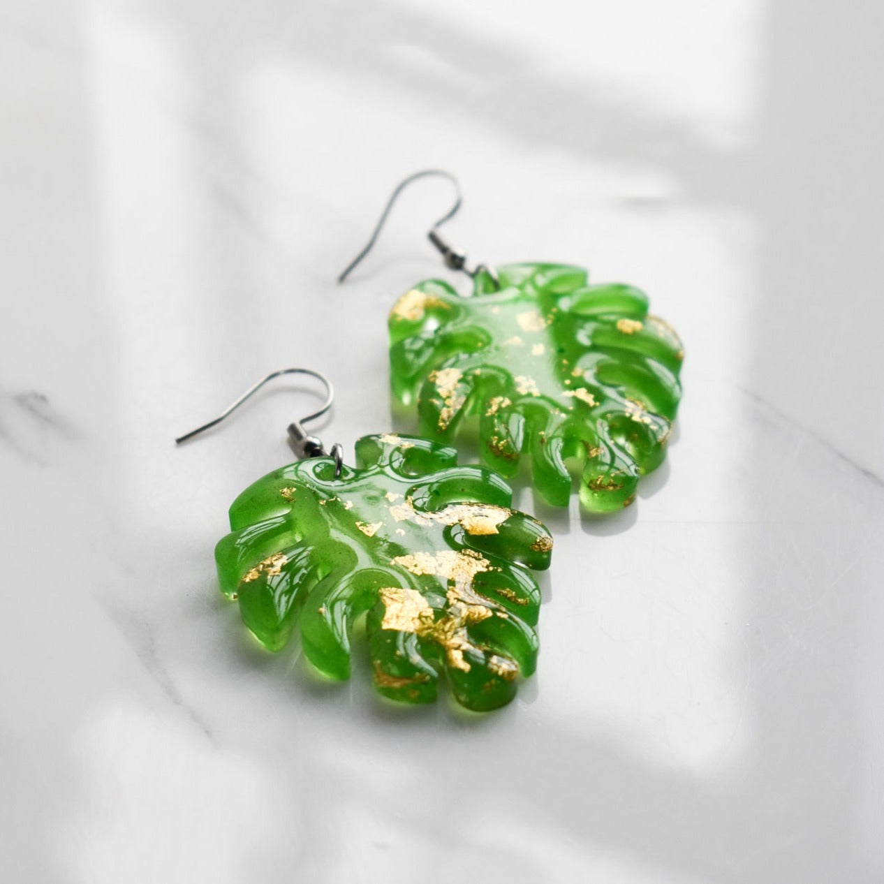 Handmade, light weight and comfortable to wear all day long leather earrings. All our earring hooks are made with a high quality stainless steel and they are hypo allergenic. They will not tarnish or irritate your sensitive skin.