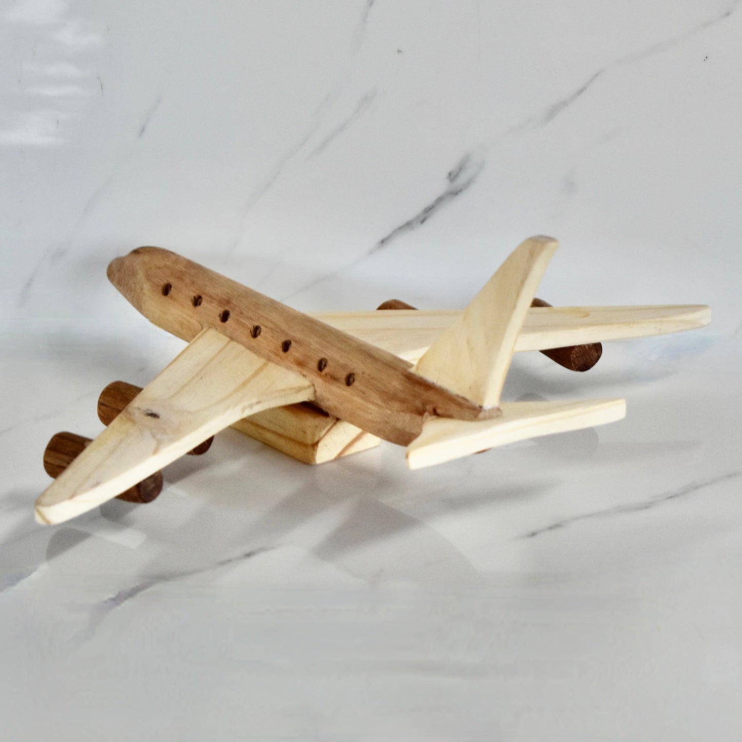 This small handmade wooden plane is the perfect present for any kid (or kid at heart)! It can be left as is or painted for an extra touch of fun. Makes for an amazing baby shower gift.