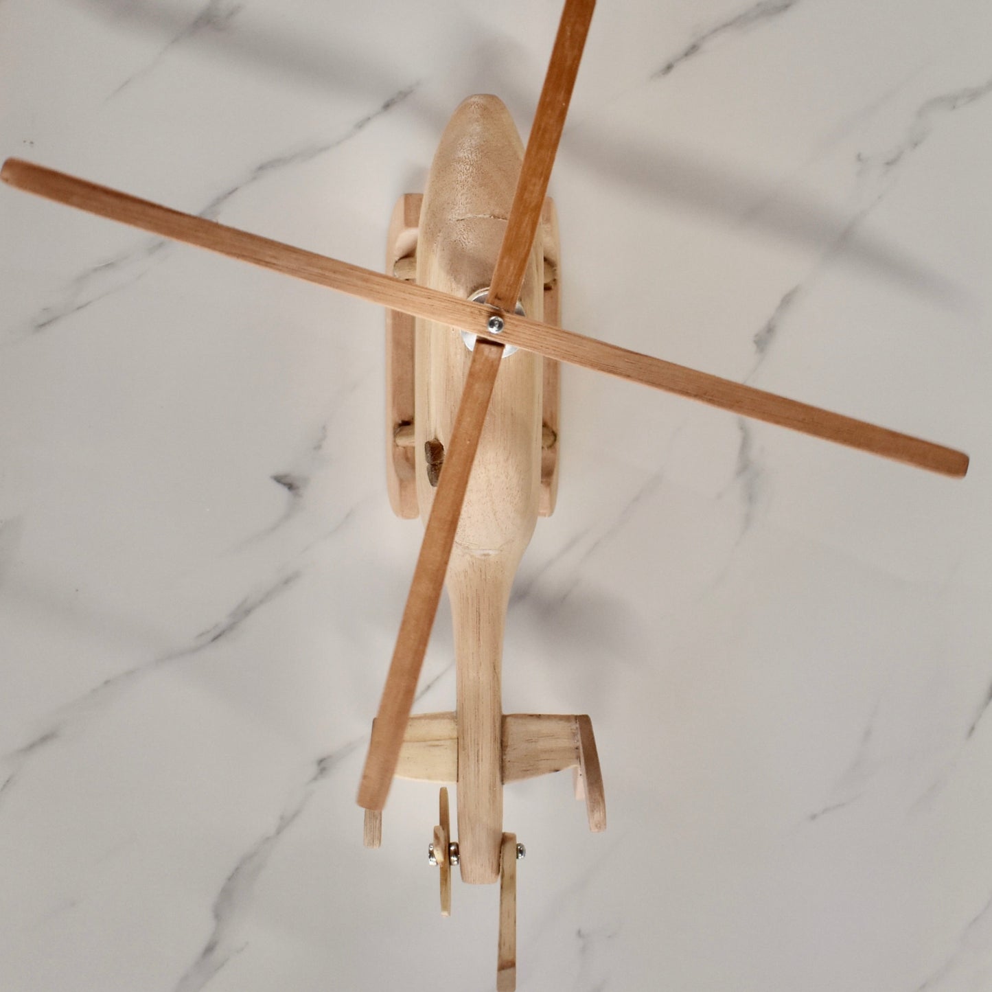 This small handmade wooden helicopter is the perfect present for any kid (or kid at heart)! It can be left as is or painted for an extra touch of fun. Makes for an amazing baby shower gift.