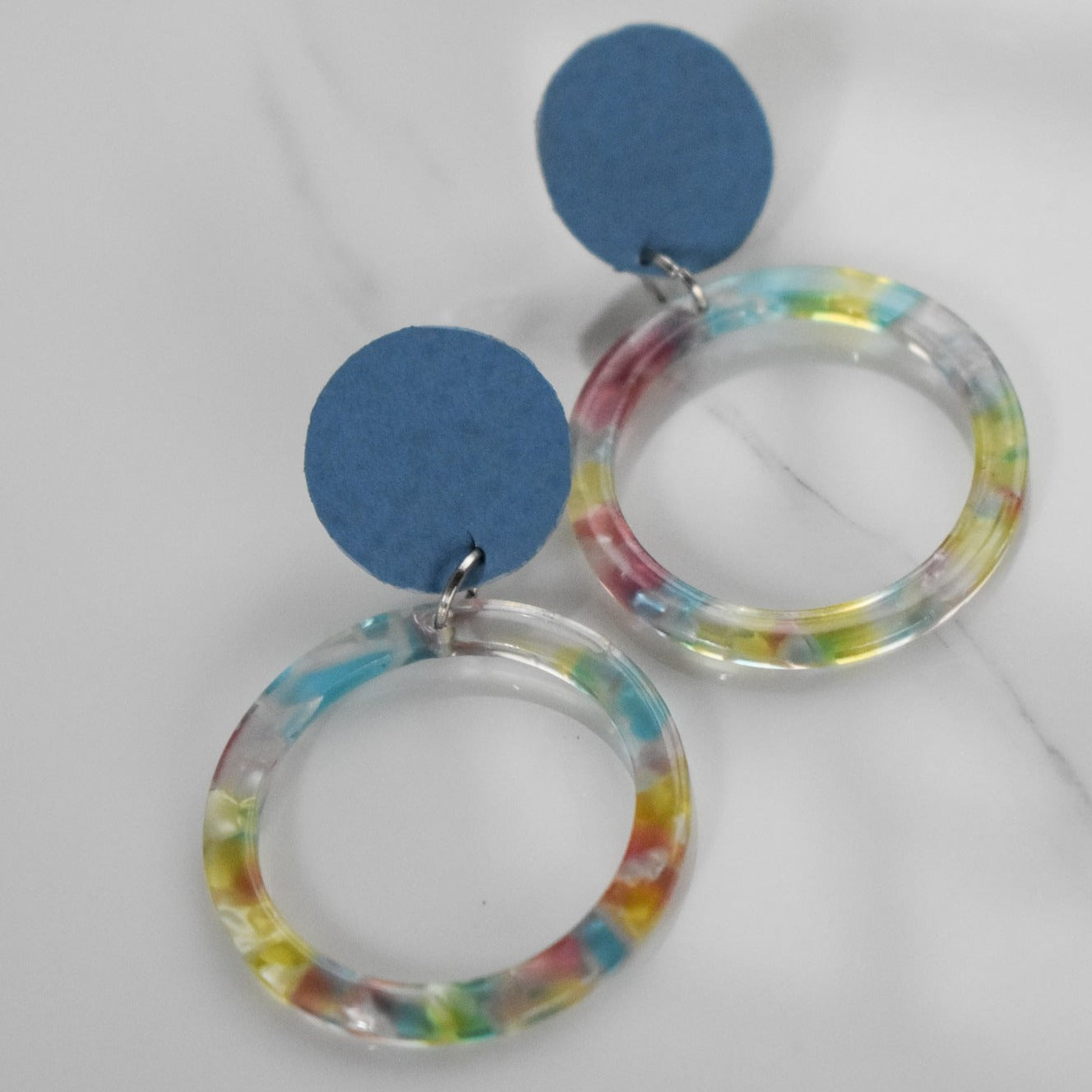 Handmade, light weight and comfortable to wear all day long leather earrings. All our earring hooks are made with a high quality stainless steel and they are hypo allergenic. They will not tarnish or irritate your sensitive skin.