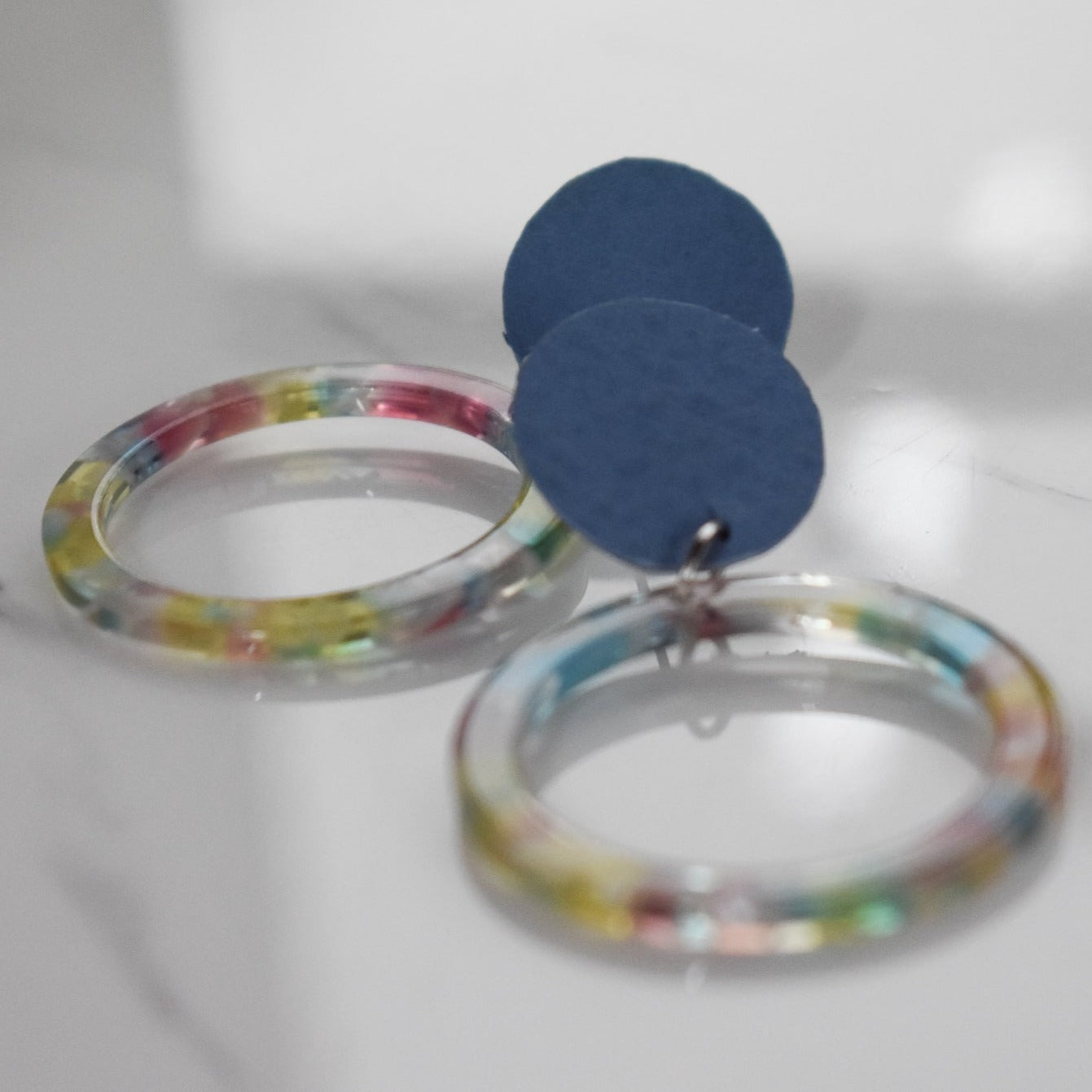 Handmade, light weight and comfortable to wear all day long leather earrings. All our earring hooks are made with a high quality stainless steel and they are hypo allergenic. They will not tarnish or irritate your sensitive skin.