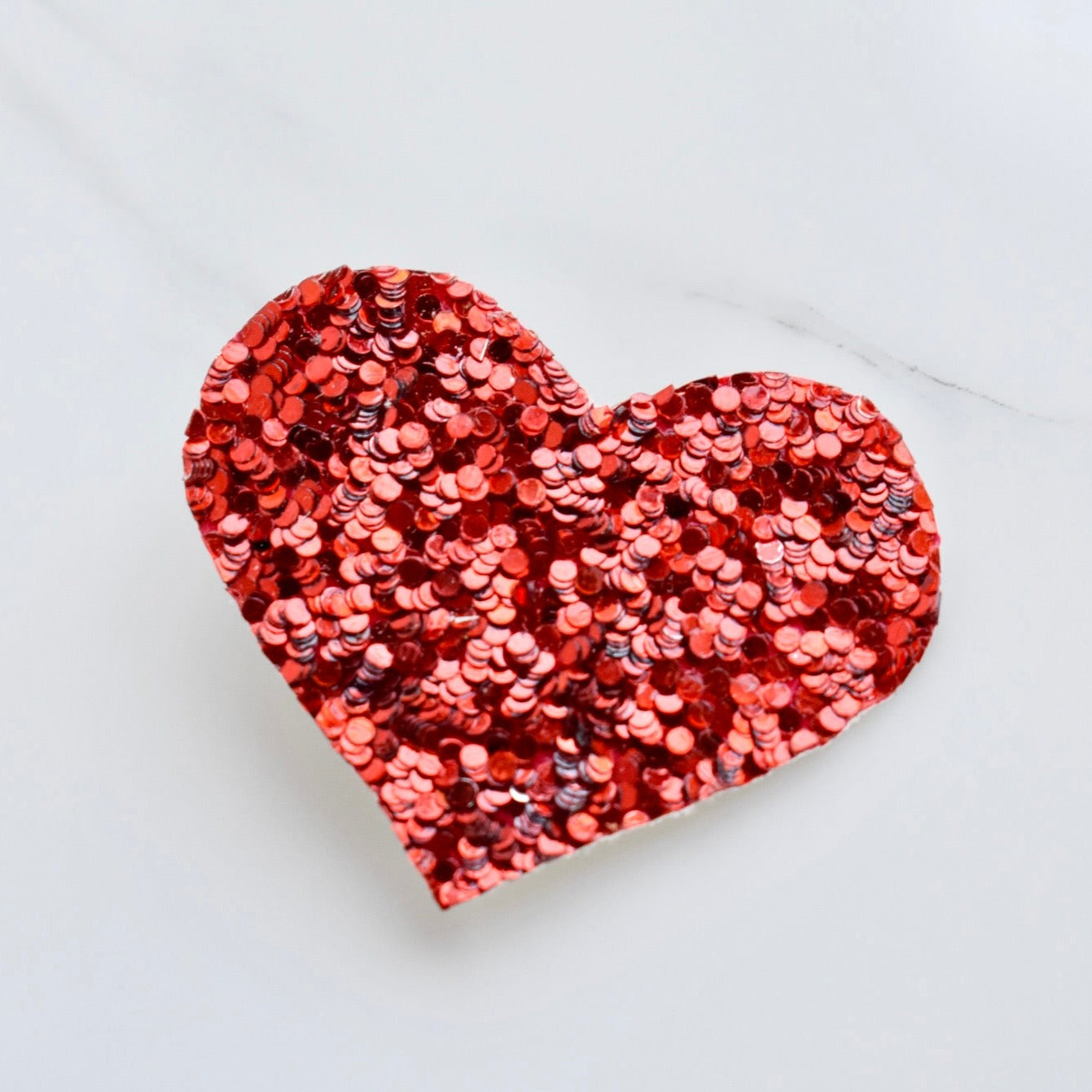 Handmade, small heart clip. Also customisable.
