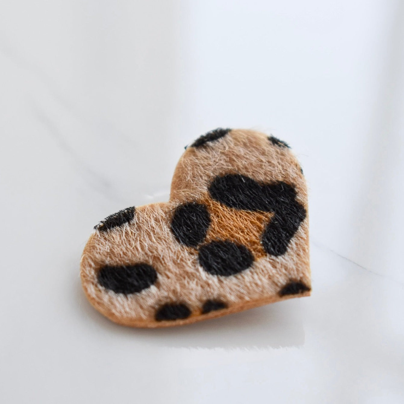 Handmade, small heart clip. Also customisable.