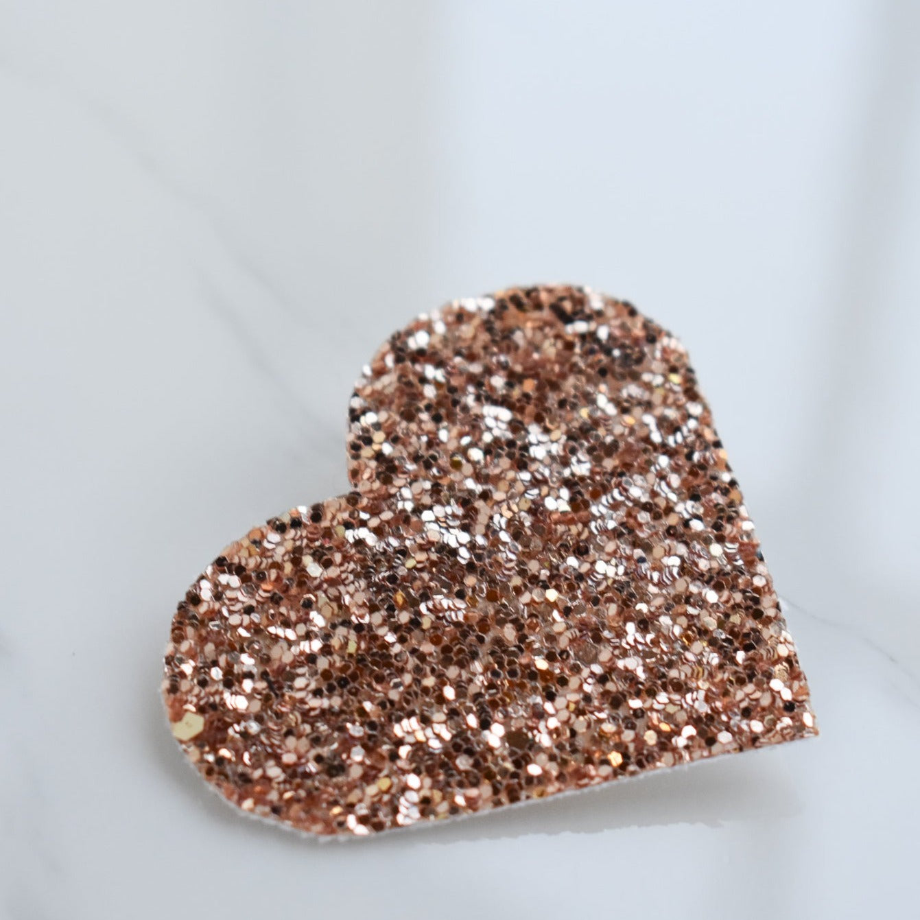 Handmade, small heart clip. Also customisable.