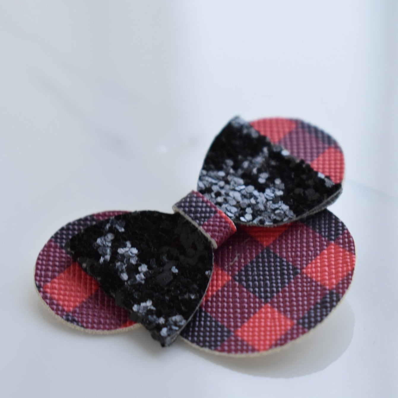 Handmade, mini mouse hair clip. Also customisable.
