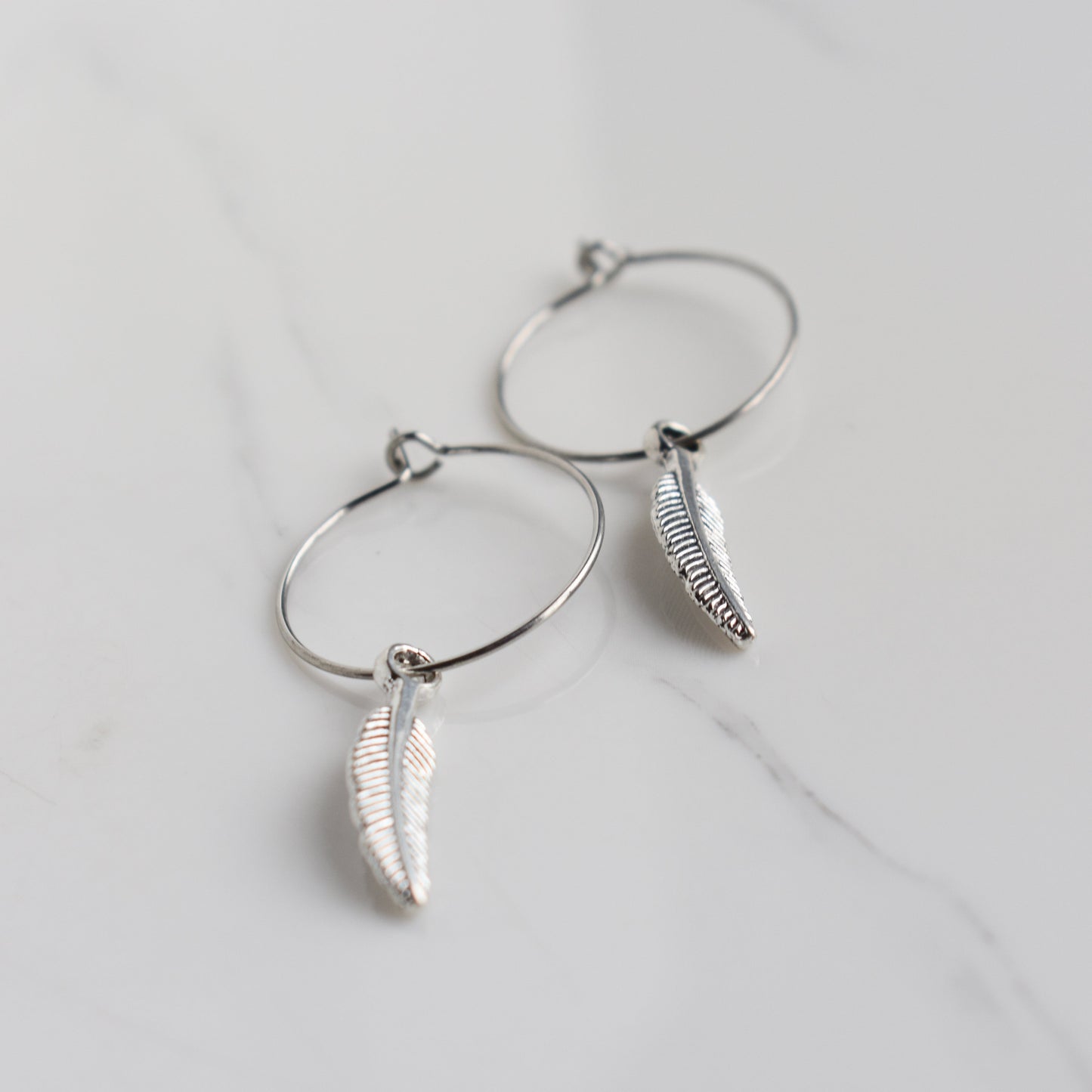 Handmade, light weight and comfortable to wear all day long leather earrings. All our earring hooks are made with a high quality stainless steel and they are hypo allergenic. They will not tarnish or irritate your sensitive skin.