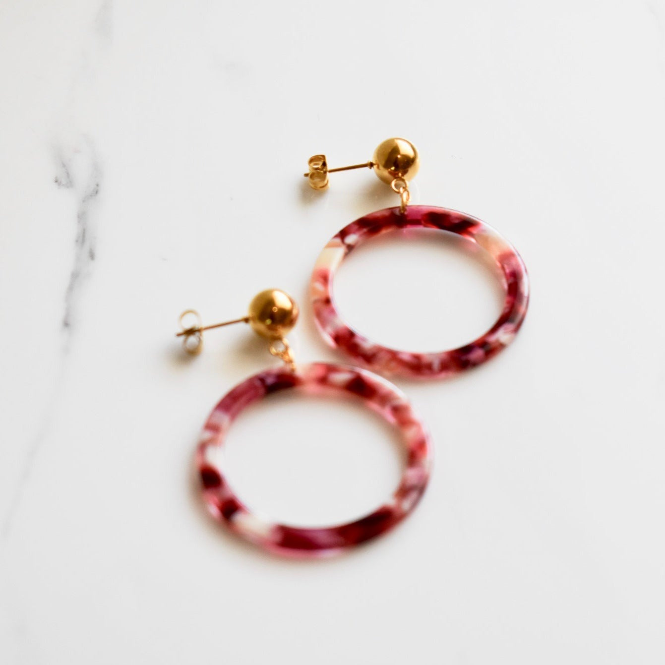 Handmade, light weight and comfortable to wear all day long leather earrings. All our earring hooks are made with a high quality stainless steel and they are hypo allergenic. They will not tarnish or irritate your sensitive skin.