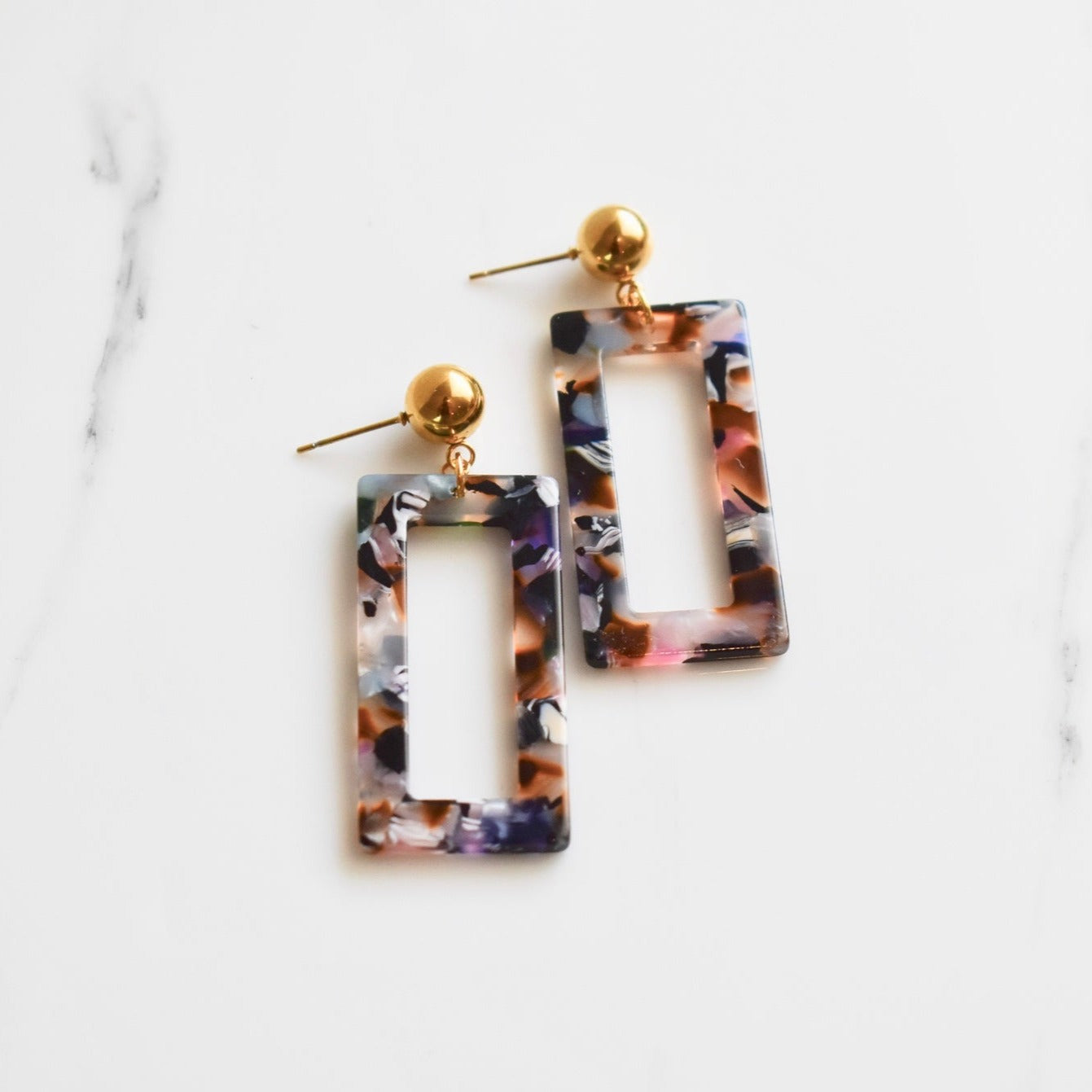 Handmade, light weight and comfortable to wear all day long leather earrings. All our earring hooks are made with a high quality stainless steel and they are hypo allergenic. They will not tarnish or irritate your sensitive skin.