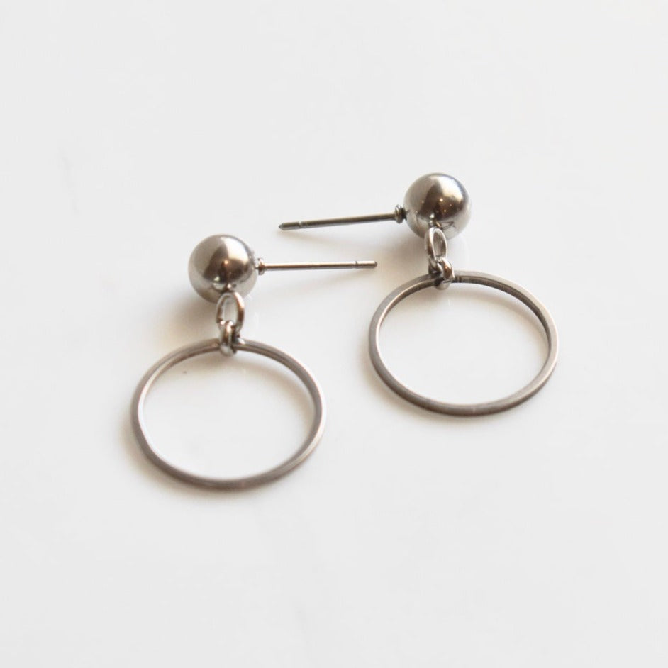 Handmade, light weight and comfortable to wear all day long leather earrings. All our earring hooks are made with a high quality stainless steel and they are hypo allergenic. They will not tarnish or irritate your sensitive skin.