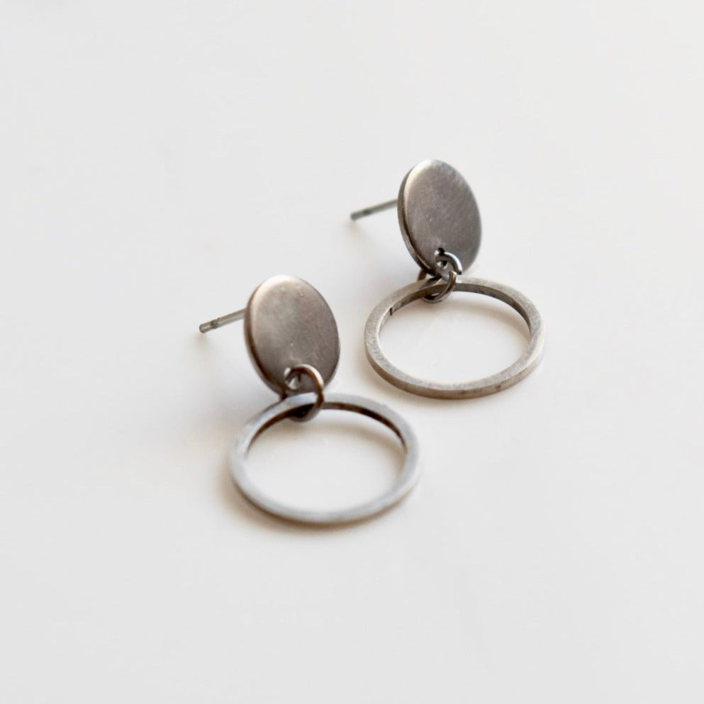 Handmade, light weight and comfortable to wear all day long leather earrings. All our earring hooks are made with a high quality stainless steel and they are hypo allergenic. They will not tarnish or irritate your sensitive skin.