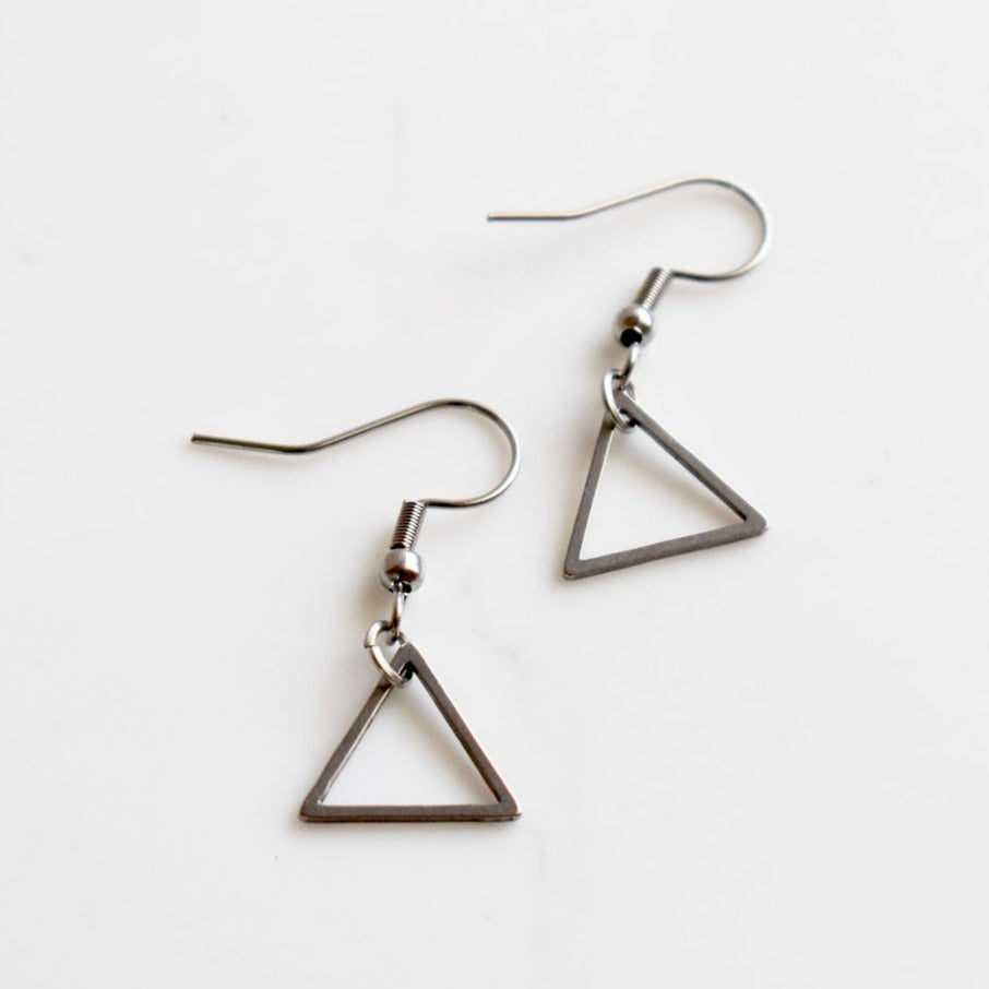 Handmade, light weight and comfortable to wear all day long leather earrings. All our earring hooks are made with a high quality stainless steel and they are hypo allergenic. They will not tarnish or irritate your sensitive skin.