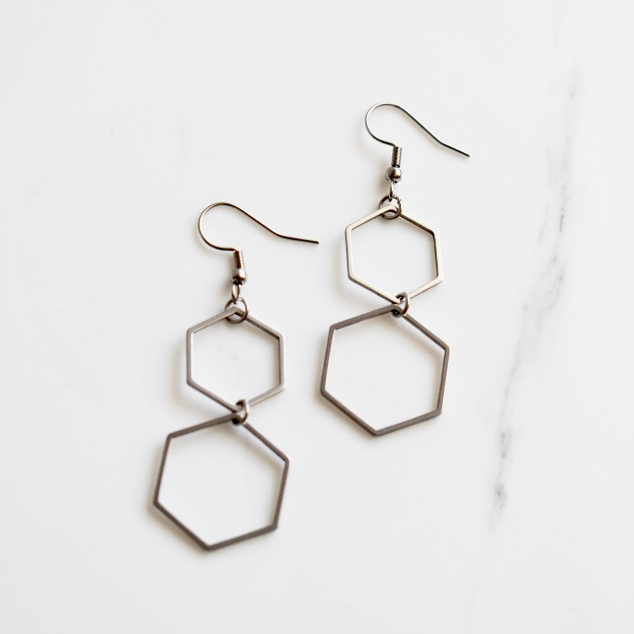 Handmade, light weight and comfortable to wear all day long leather earrings. All our earring hooks are made with a high quality stainless steel and they are hypo allergenic. They will not tarnish or irritate your sensitive skin.