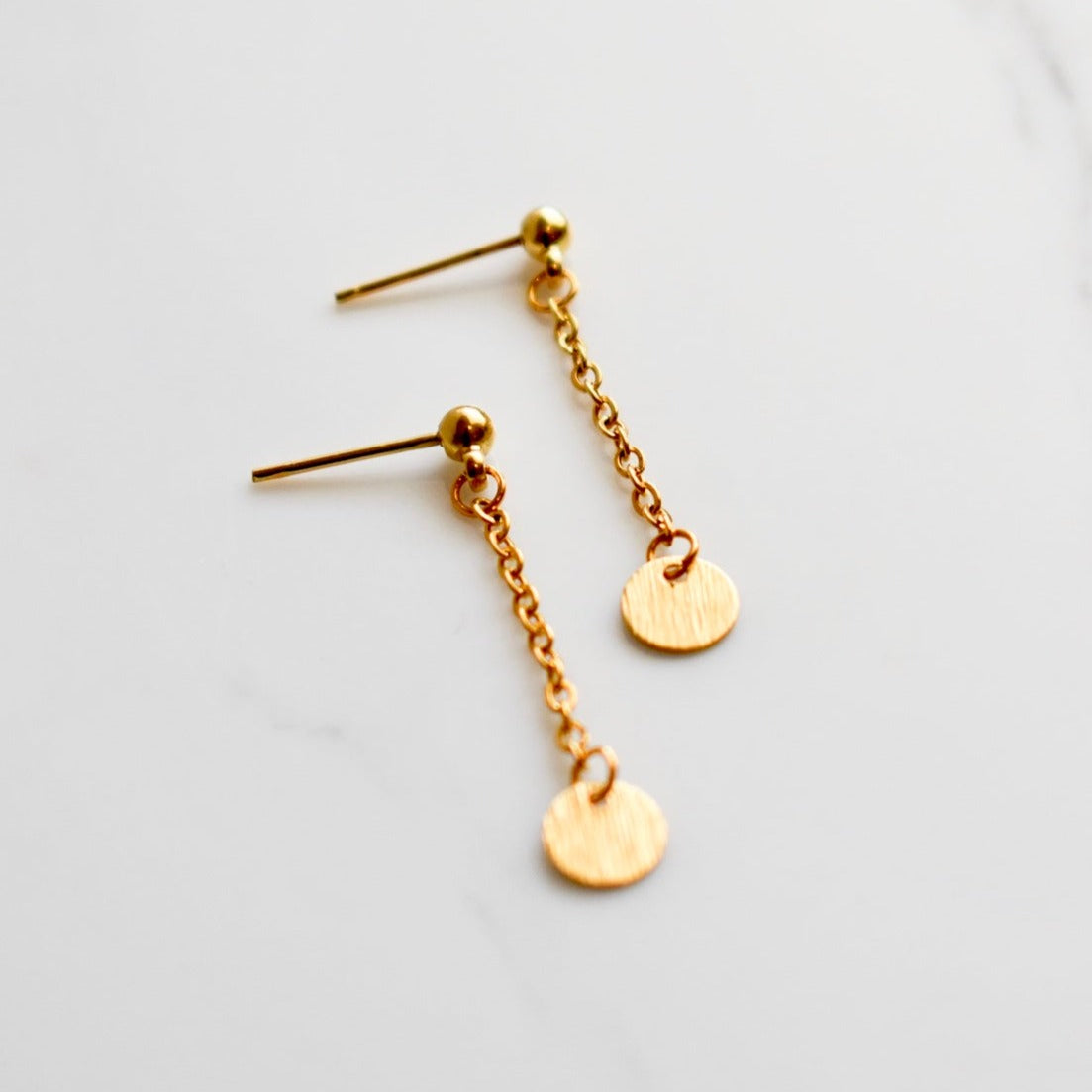 Handmade, light weight and comfortable to wear all day long leather earrings. All our earring hooks are made with a high quality stainless steel and they are hypo allergenic. They will not tarnish or irritate your sensitive skin.