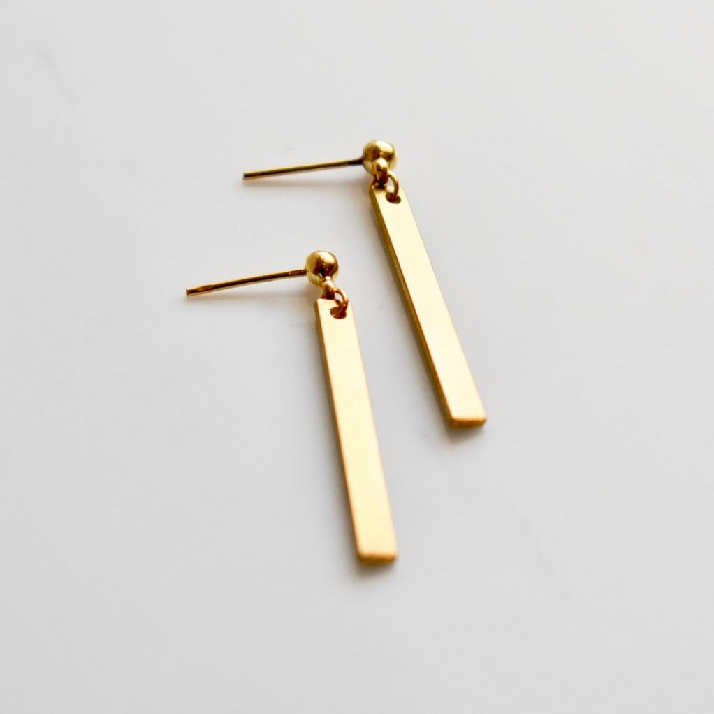 Handmade, light weight and comfortable to wear all day long leather earrings. All our earring hooks are made with a high quality stainless steel and they are hypo allergenic. They will not tarnish or irritate your sensitive skin.