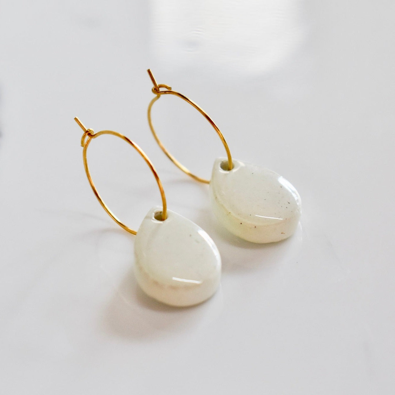 Handmade, light weight and comfortable to wear all day long leather earrings. All our earring hooks are made with a high quality stainless steel and they are hypo allergenic. They will not tarnish or irritate your sensitive skin.