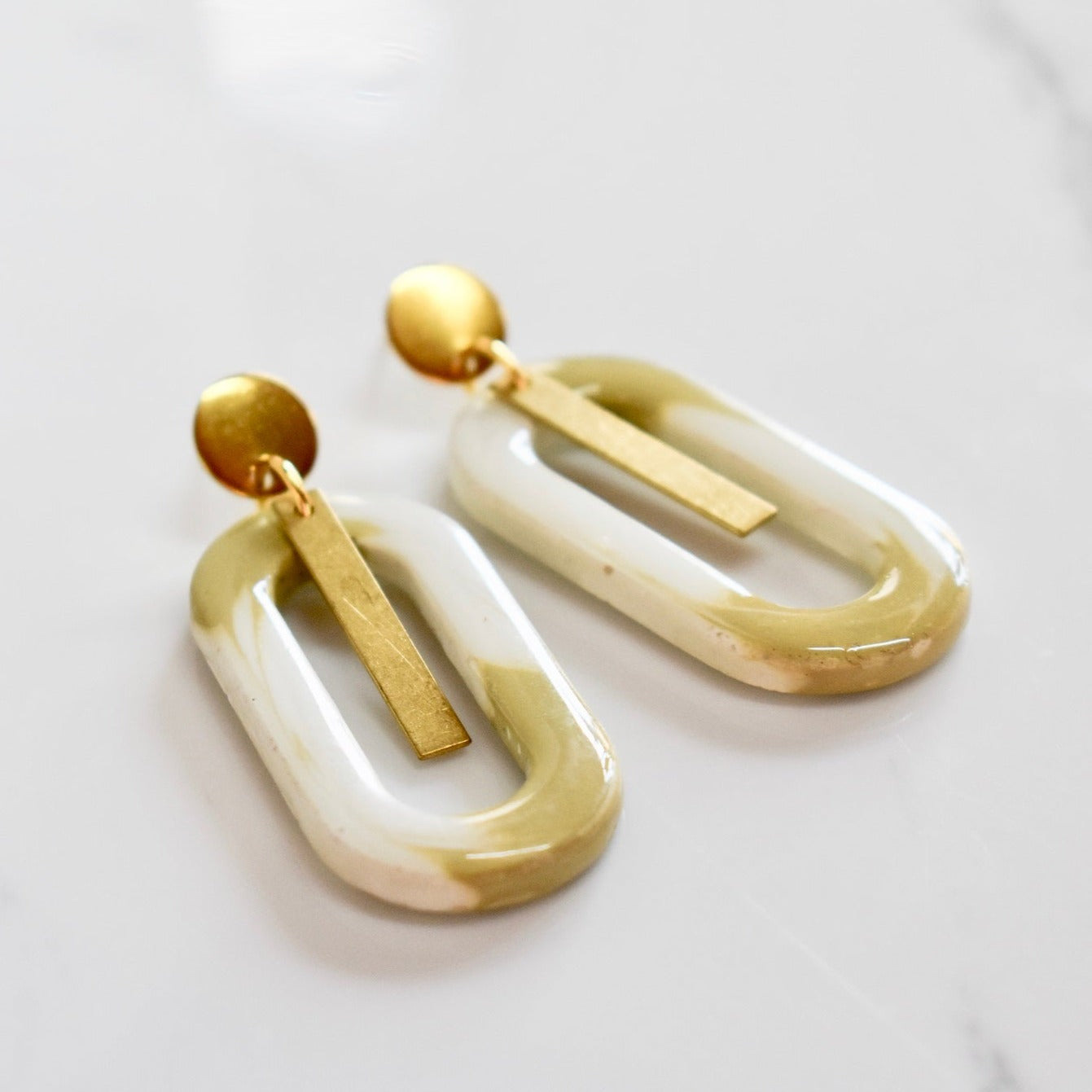 Handmade, light weight and comfortable to wear all day long leather earrings. All our earring hooks are made with a high quality stainless steel and they are hypo allergenic. They will not tarnish or irritate your sensitive skin.