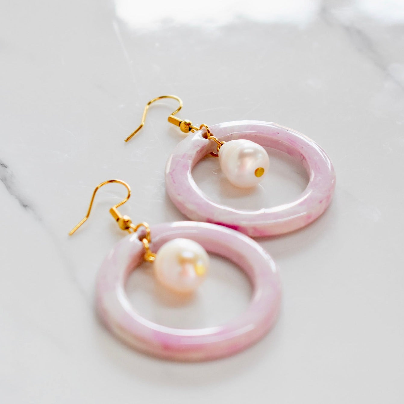 Handmade, light weight and comfortable to wear all day long leather earrings. All our earring hooks are made with a high quality stainless steel and they are hypo allergenic. They will not tarnish or irritate your sensitive skin.