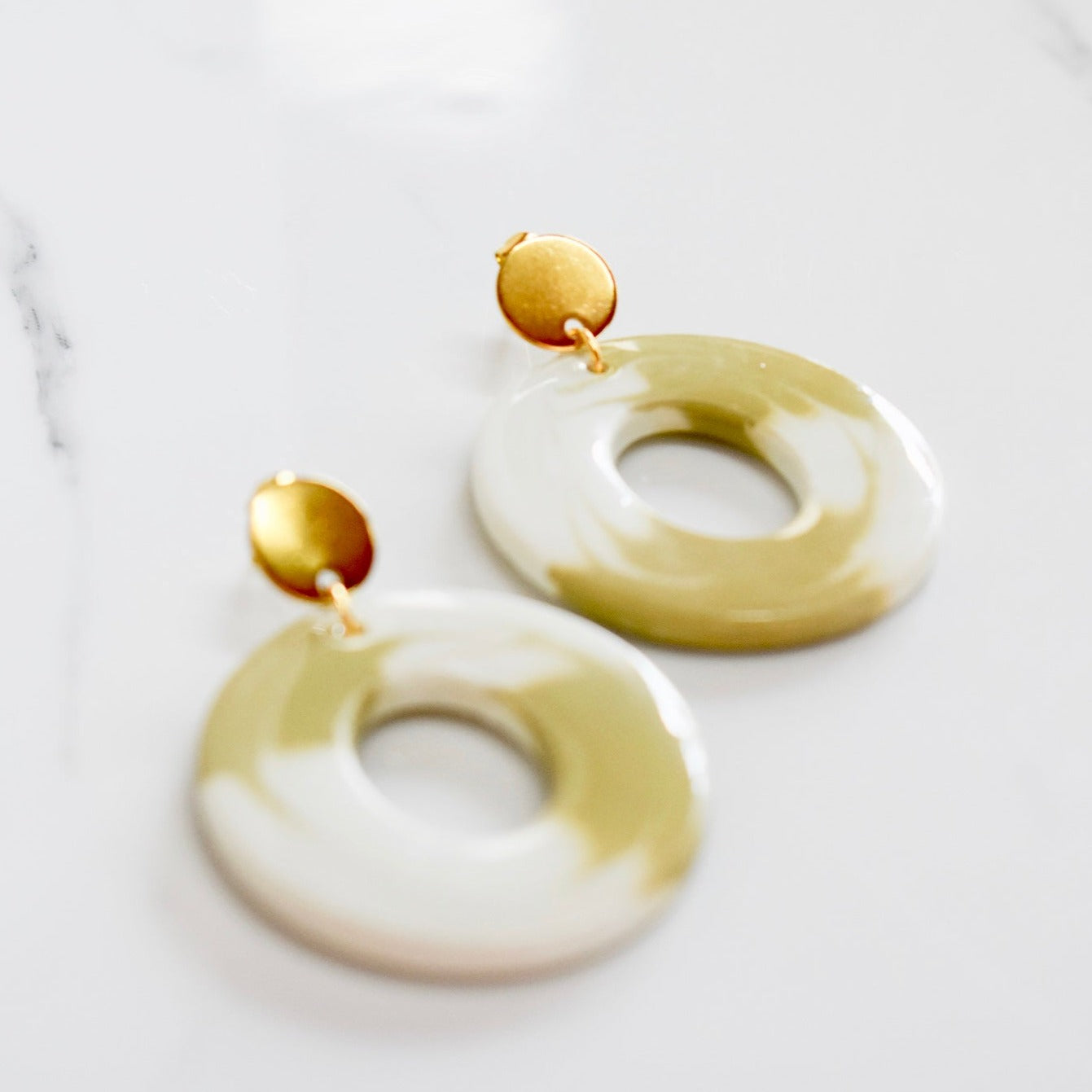 Handmade, light weight and comfortable to wear all day long leather earrings. All our earring hooks are made with a high quality stainless steel and they are hypo allergenic. They will not tarnish or irritate your sensitive skin.