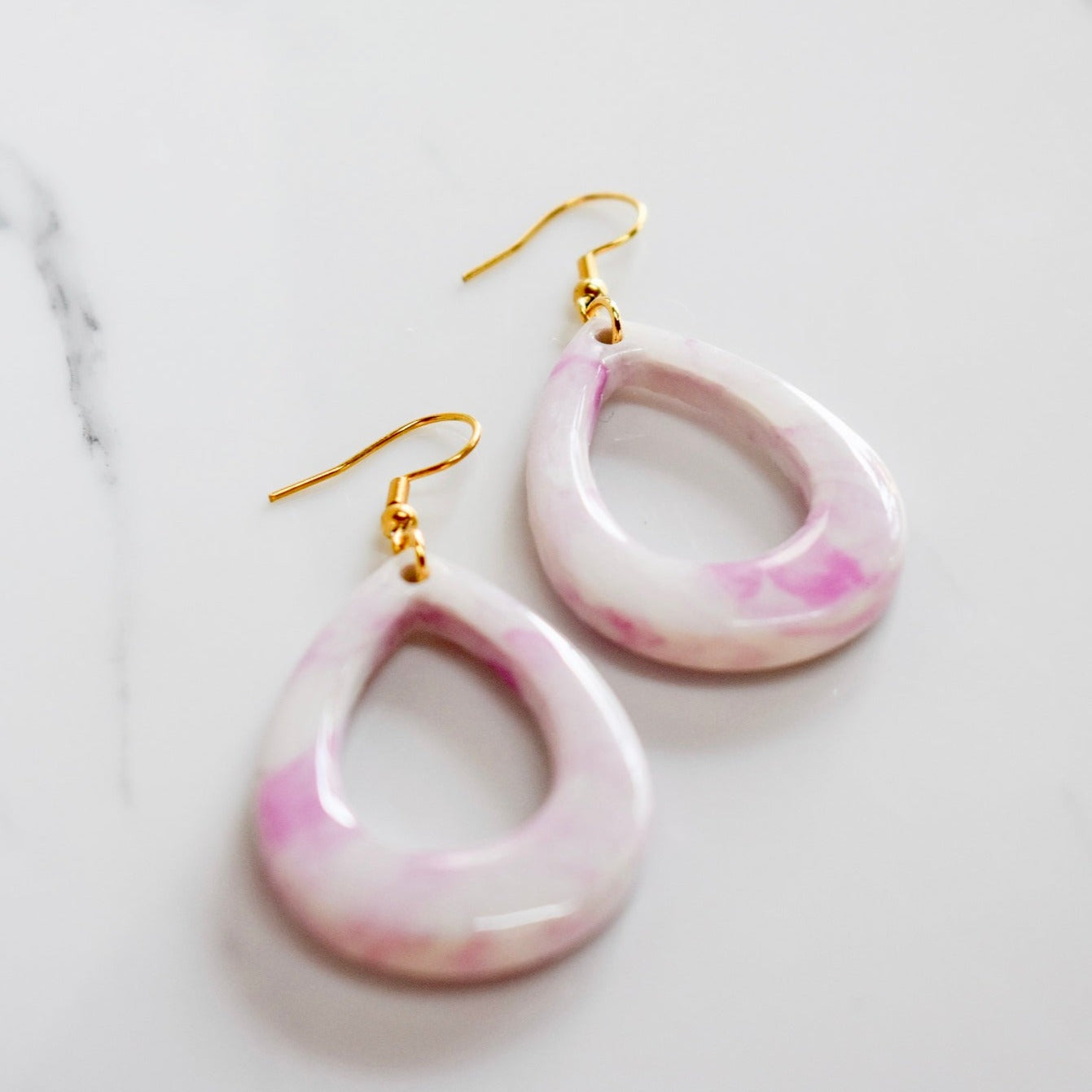 Handmade, light weight and comfortable to wear all day long leather earrings. All our earring hooks are made with a high quality stainless steel and they are hypo allergenic. They will not tarnish or irritate your sensitive skin.