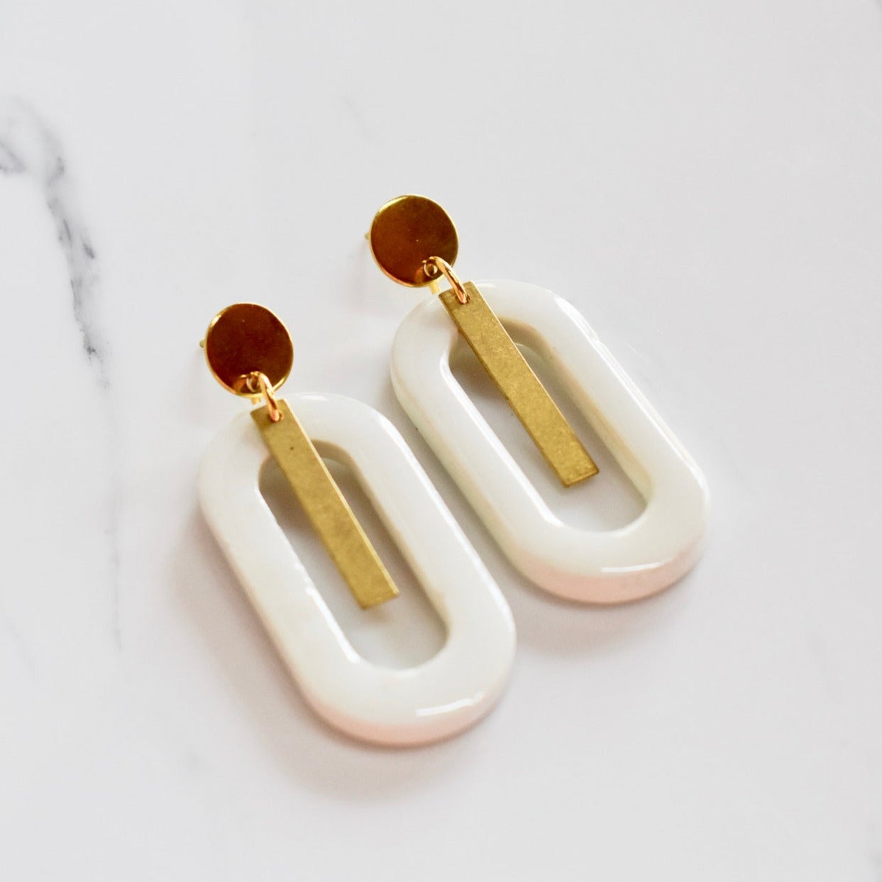 Handmade, light weight and comfortable to wear all day long leather earrings. All our earring hooks are made with a high quality stainless steel and they are hypo allergenic. They will not tarnish or irritate your sensitive skin.