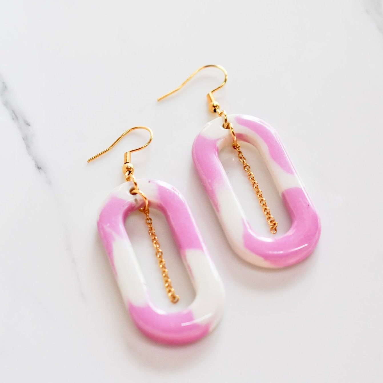 Handmade, light weight and comfortable to wear all day long leather earrings. All our earring hooks are made with a high quality stainless steel and they are hypo allergenic. They will not tarnish or irritate your sensitive skin.
