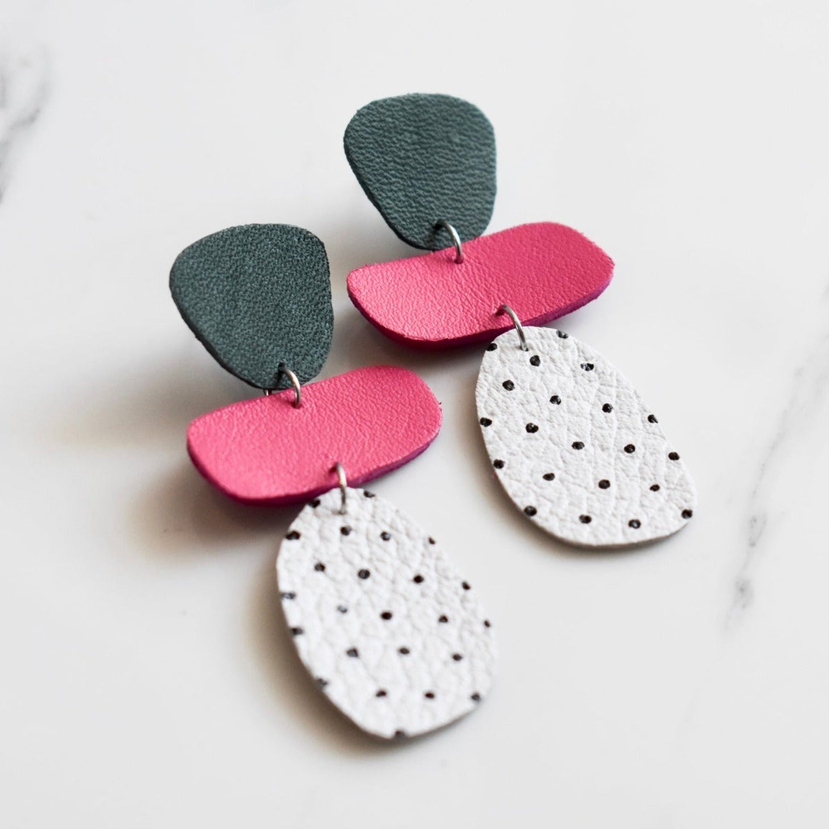Handmade, light weight and comfortable to wear all day long stainless steel earrings. All our earring hooks are made with a high quality stainless steel and they are hypo allergenic. They will not tarnish or irritate your sensitive skin. They are also WATERPROOF!