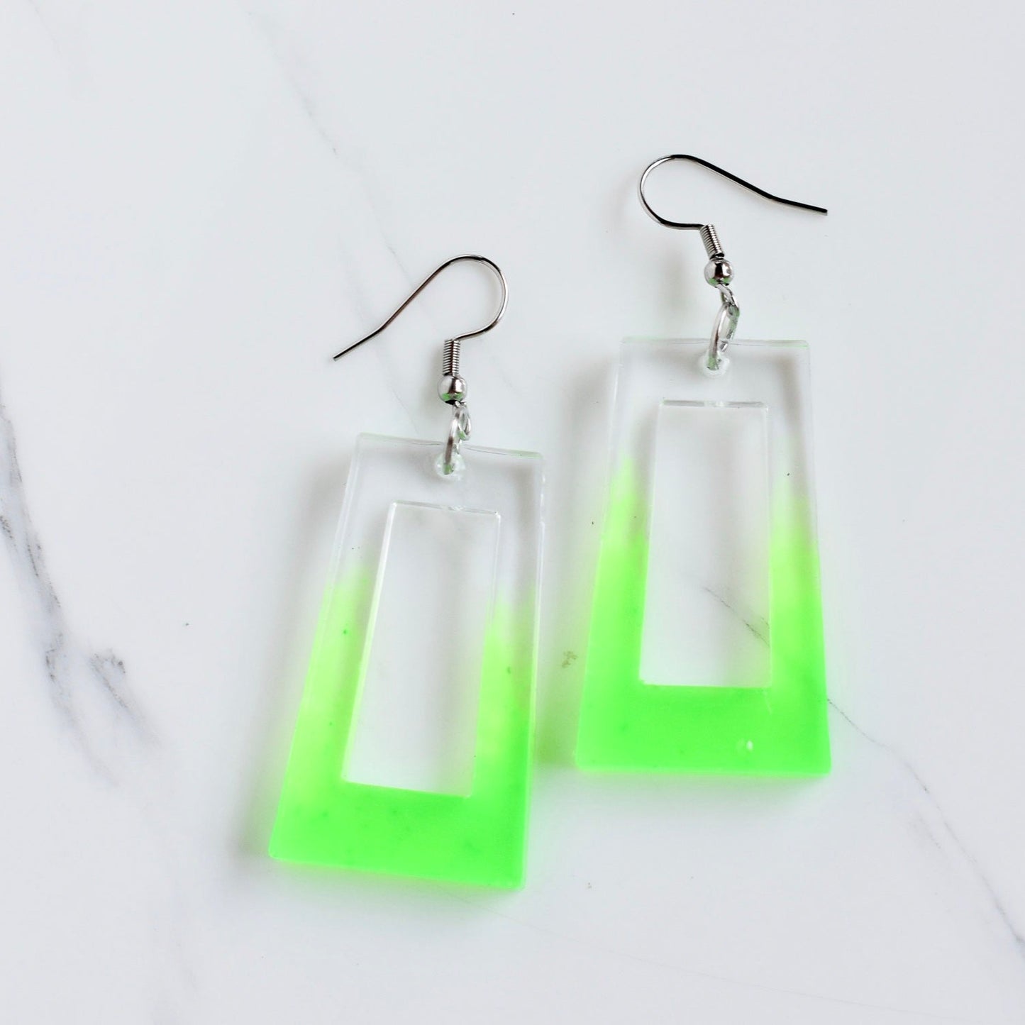 Handmade, light weight and comfortable to wear all day long leather earrings. All our earring hooks are made with a high quality stainless steel and they are hypo allergenic. They will not tarnish or irritate your sensitive skin.