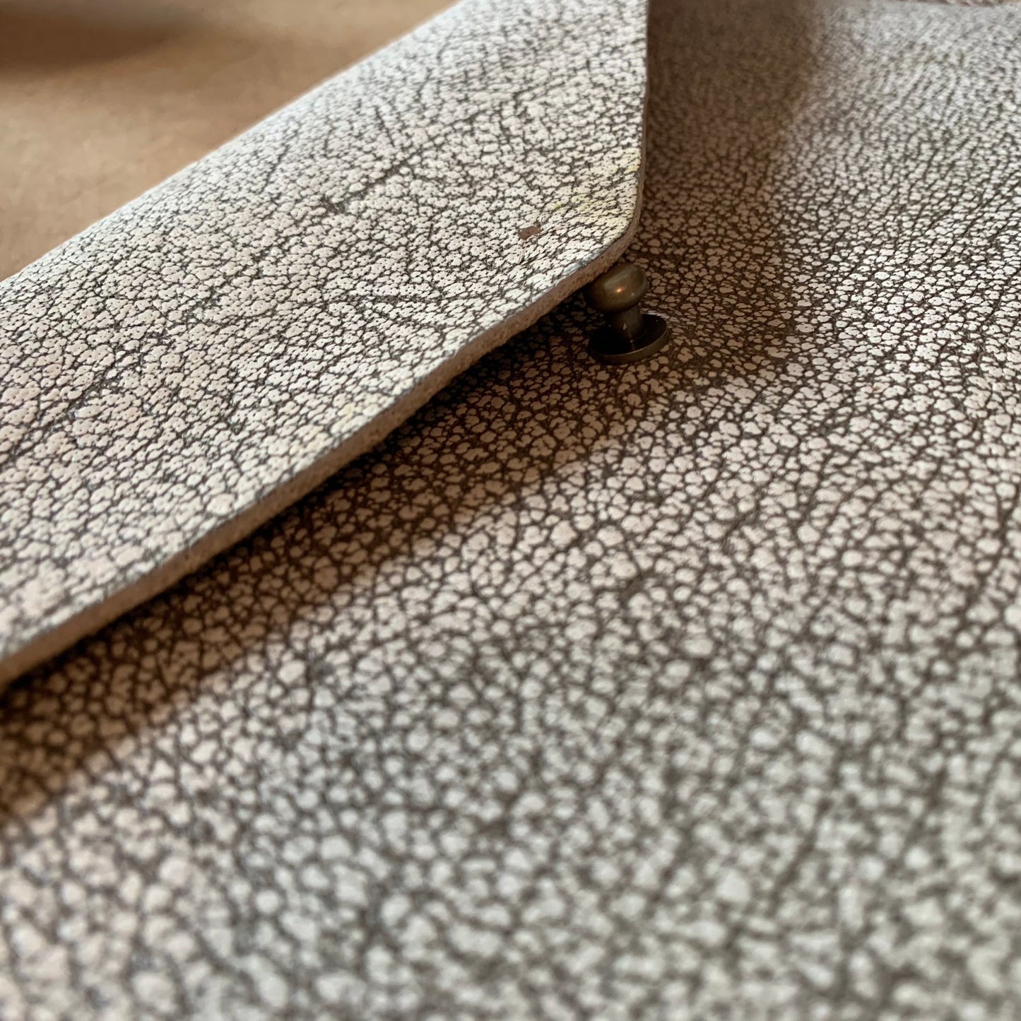 Beautifully handmade and hand stitched genuine leather laptop sleeve from Katrina Designs in South Africa.