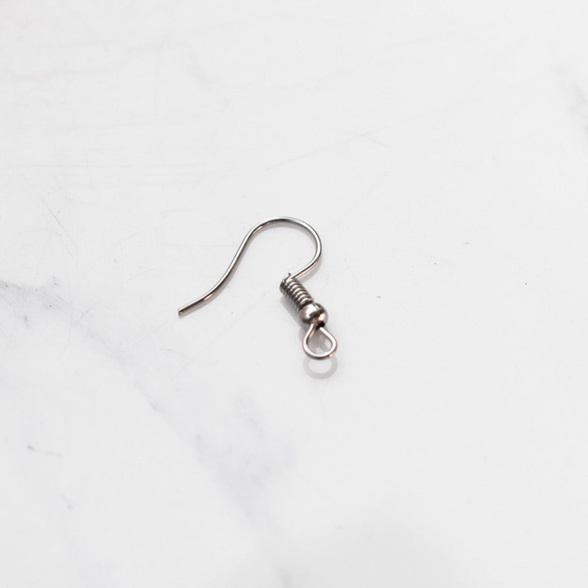 Iron Earring Hooks, Ear Wire, with Horizontal Loop, Cadmium Free &amp; Nickel Free &amp; Lead Free.