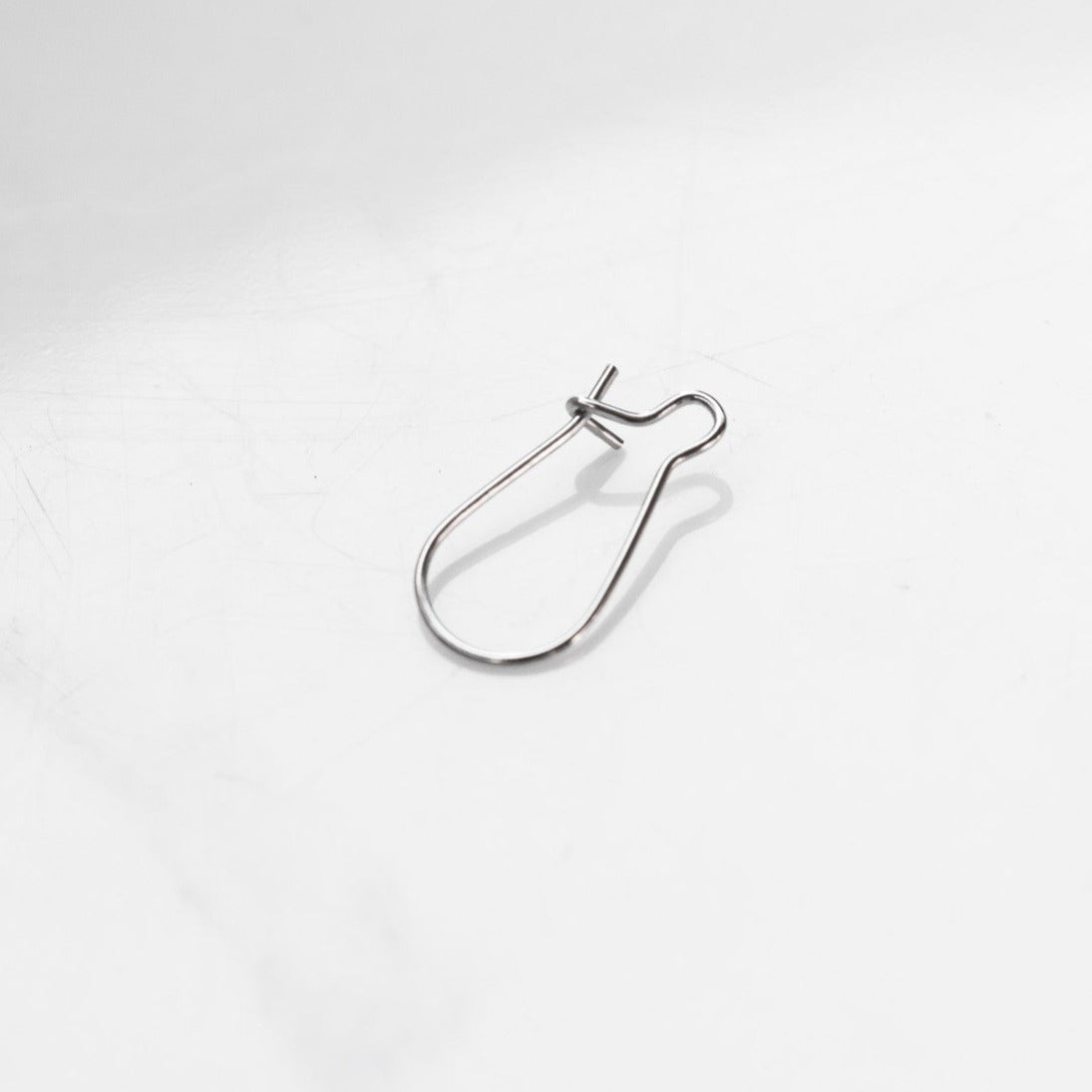 Rhodium Earring Hoop Findings Kidney Wires Hooks 