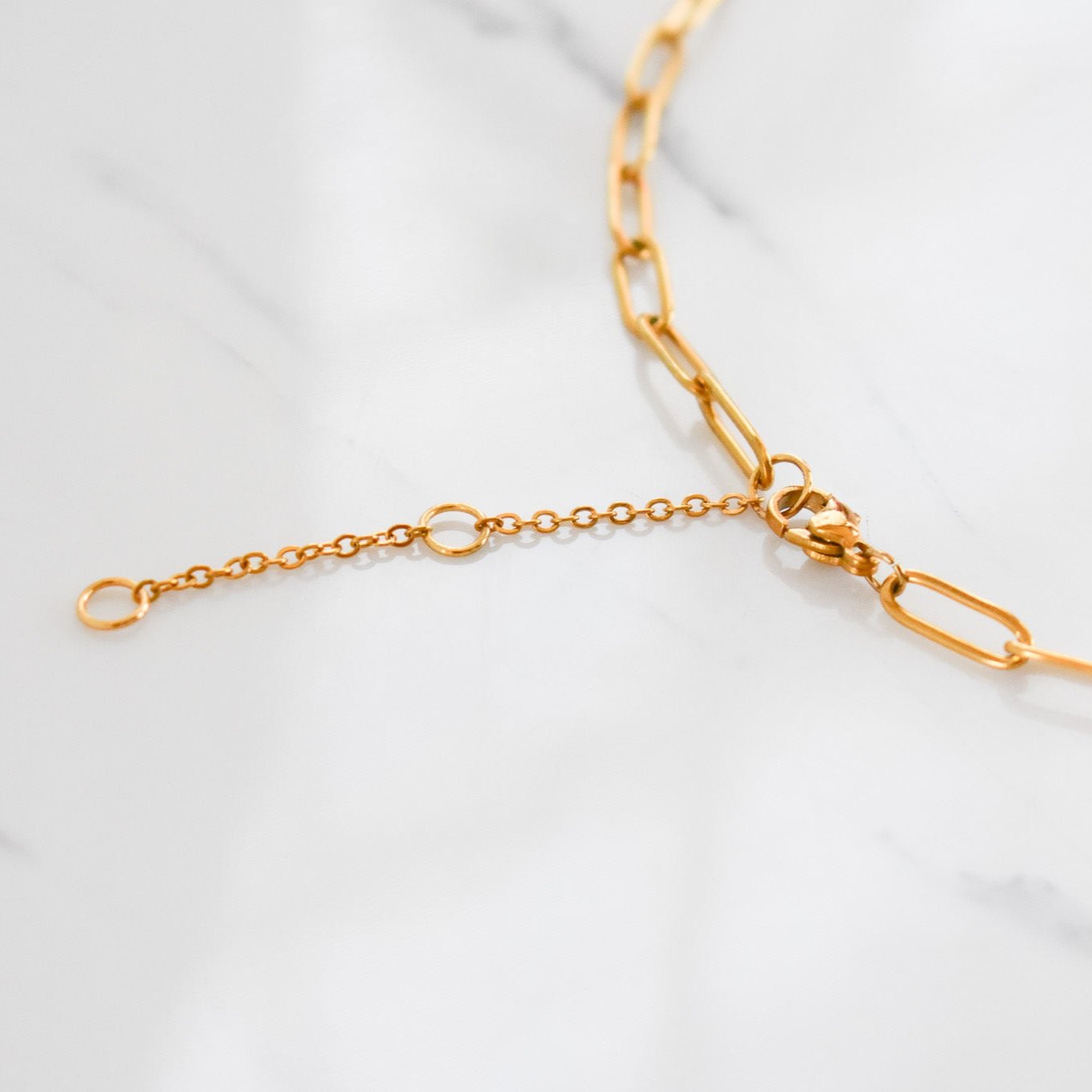 Gold Paperclip Necklace