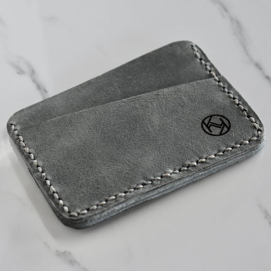 Beautifully hand made genuine leather card holder. Perfect gift idea for a man or women - it can store up to 6 cards.