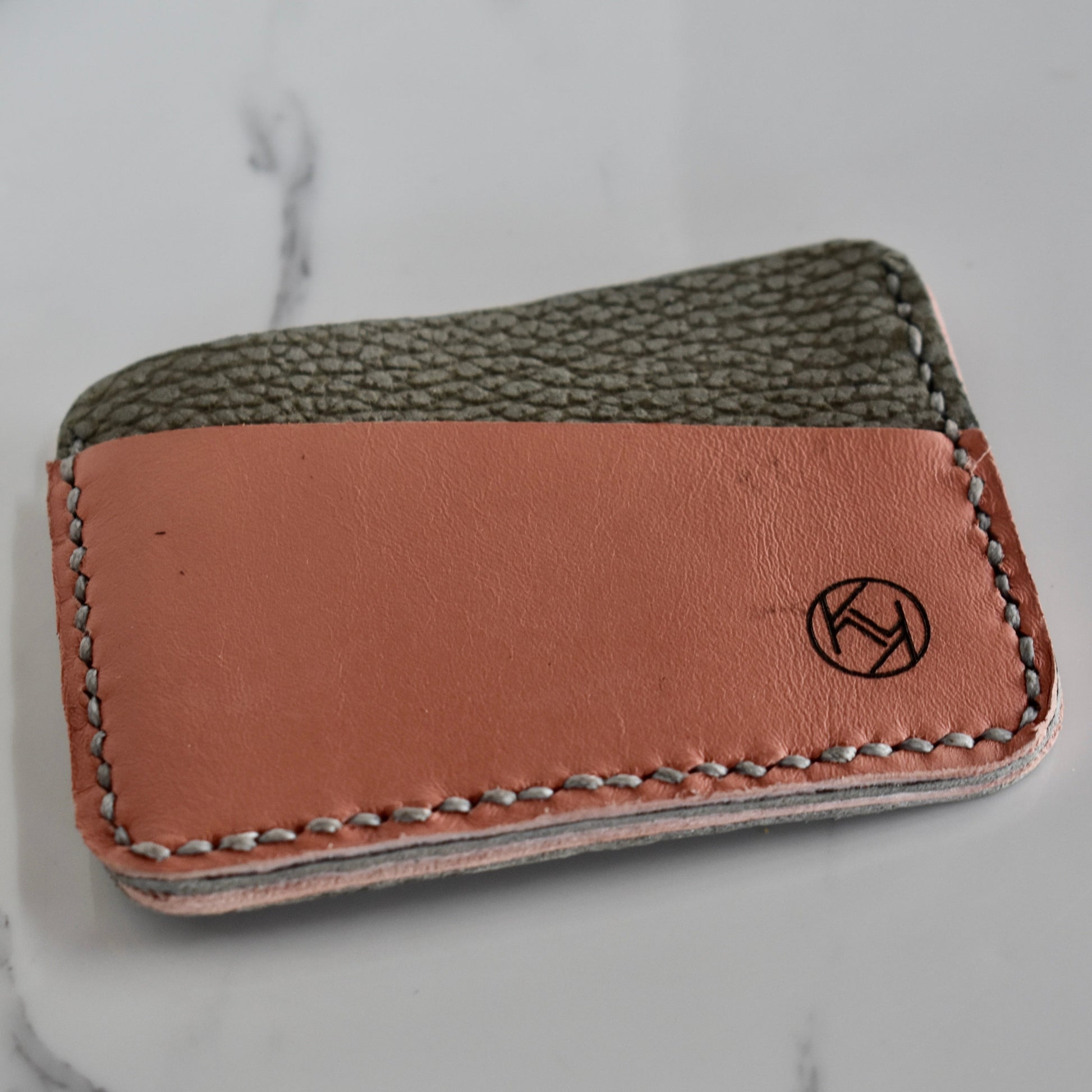 Beautifully hand made genuine leather card holder. Perfect gift idea for a man or women - it can store up to 6 cards.