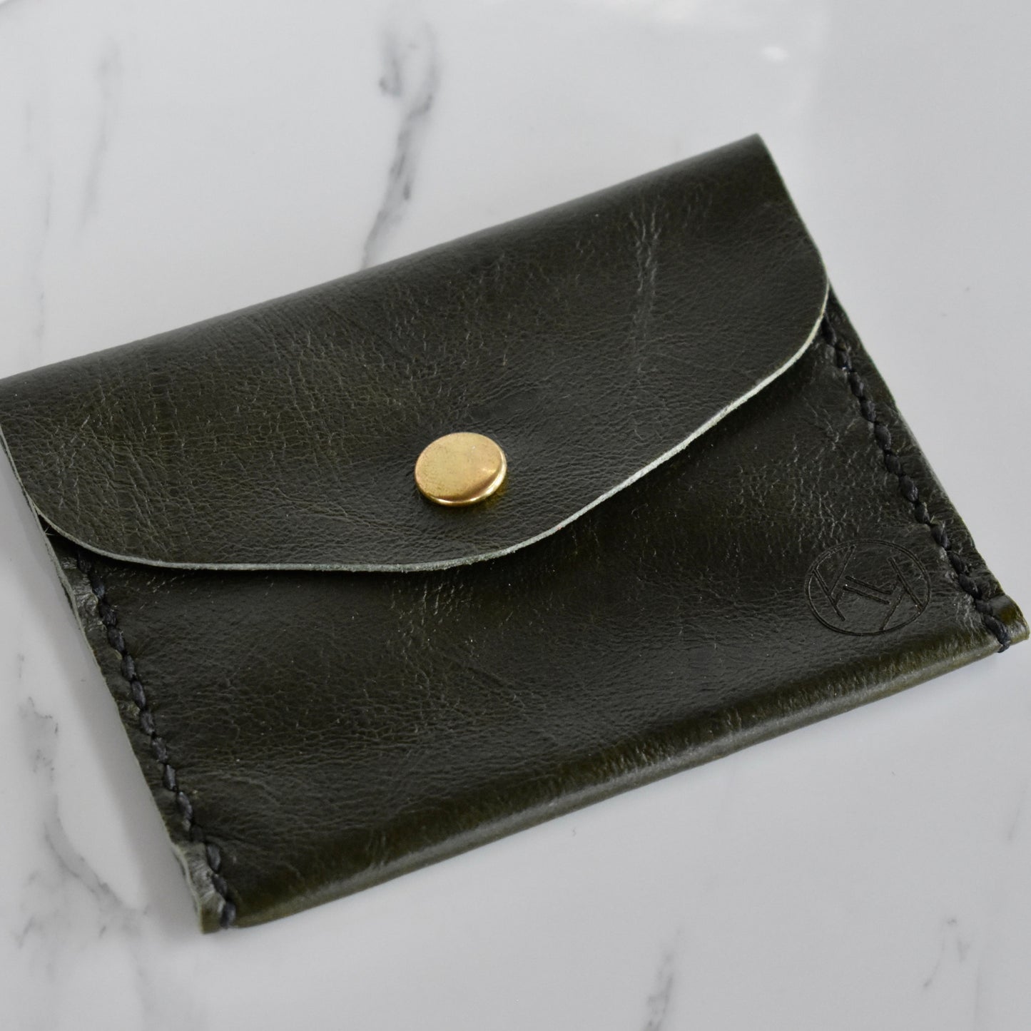 Beautifully handmade and hand stitched leather mini purse. Perfect for a quick trip to the shop. This also makes an amazing addition to a bridesmaids gift box. 