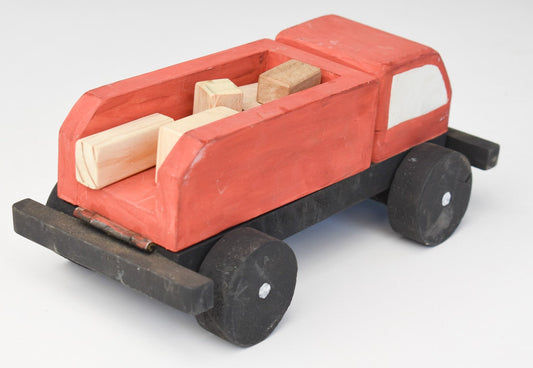 WOODEN LARGE TIPPER TRUCK