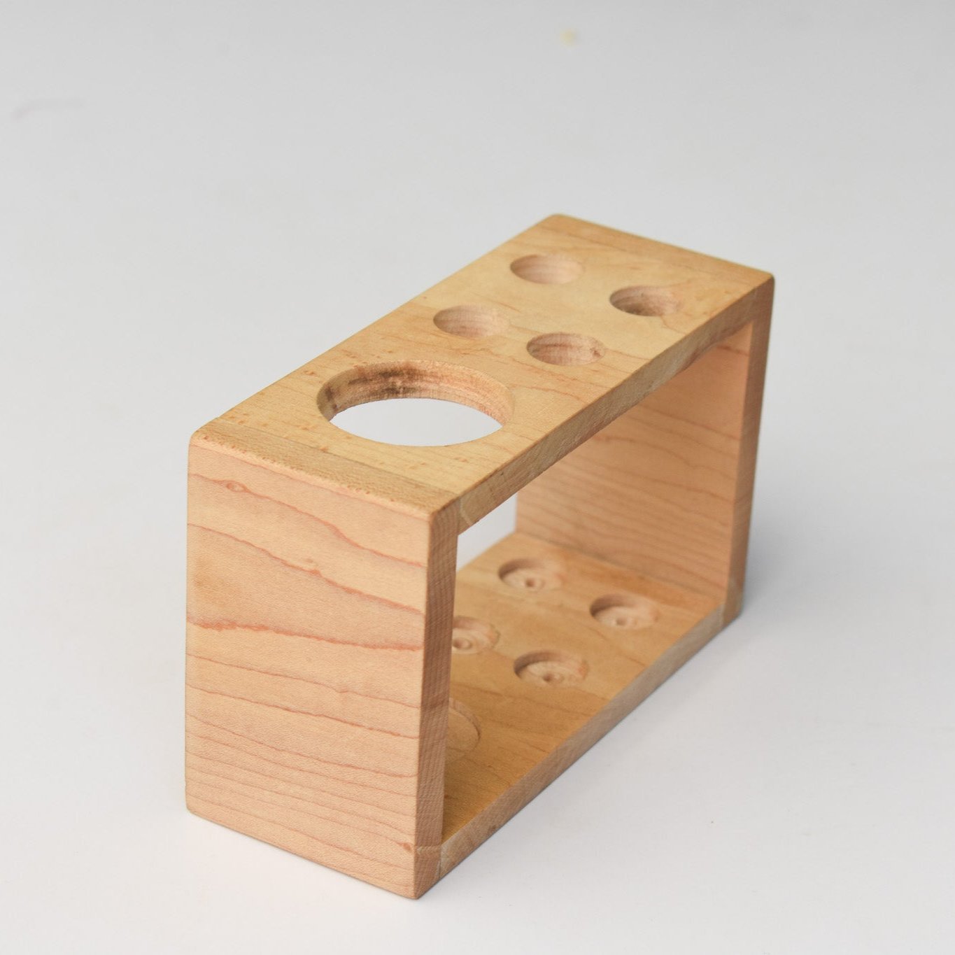 WOODEN TOOTHBRUSH HOLDER