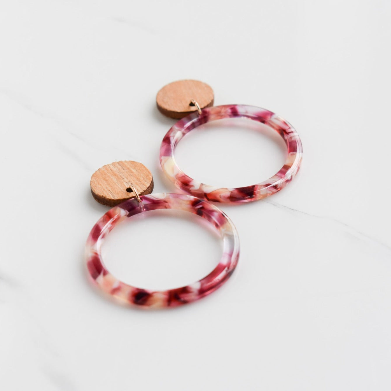 Handmade, light weight and comfortable to wear all day long leather earrings. All our earring hooks are made with a high quality stainless steel and they are hypo allergenic.  They will not tarnish or irritate your sensitive skin.