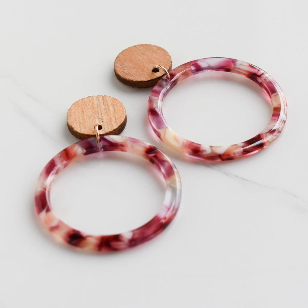 Handmade, light weight and comfortable to wear all day long leather earrings. All our earring hooks are made with a high quality stainless steel and they are hypo allergenic.  They will not tarnish or irritate your sensitive skin.
