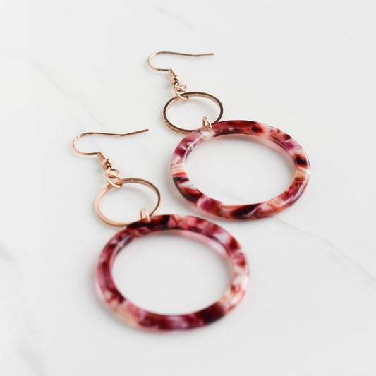 Handmade, light weight and comfortable to wear all day long leather earrings. All our earring hooks are made with a high quality stainless steel and they are hypo allergenic.  They will not tarnish or irritate your sensitive skin.
