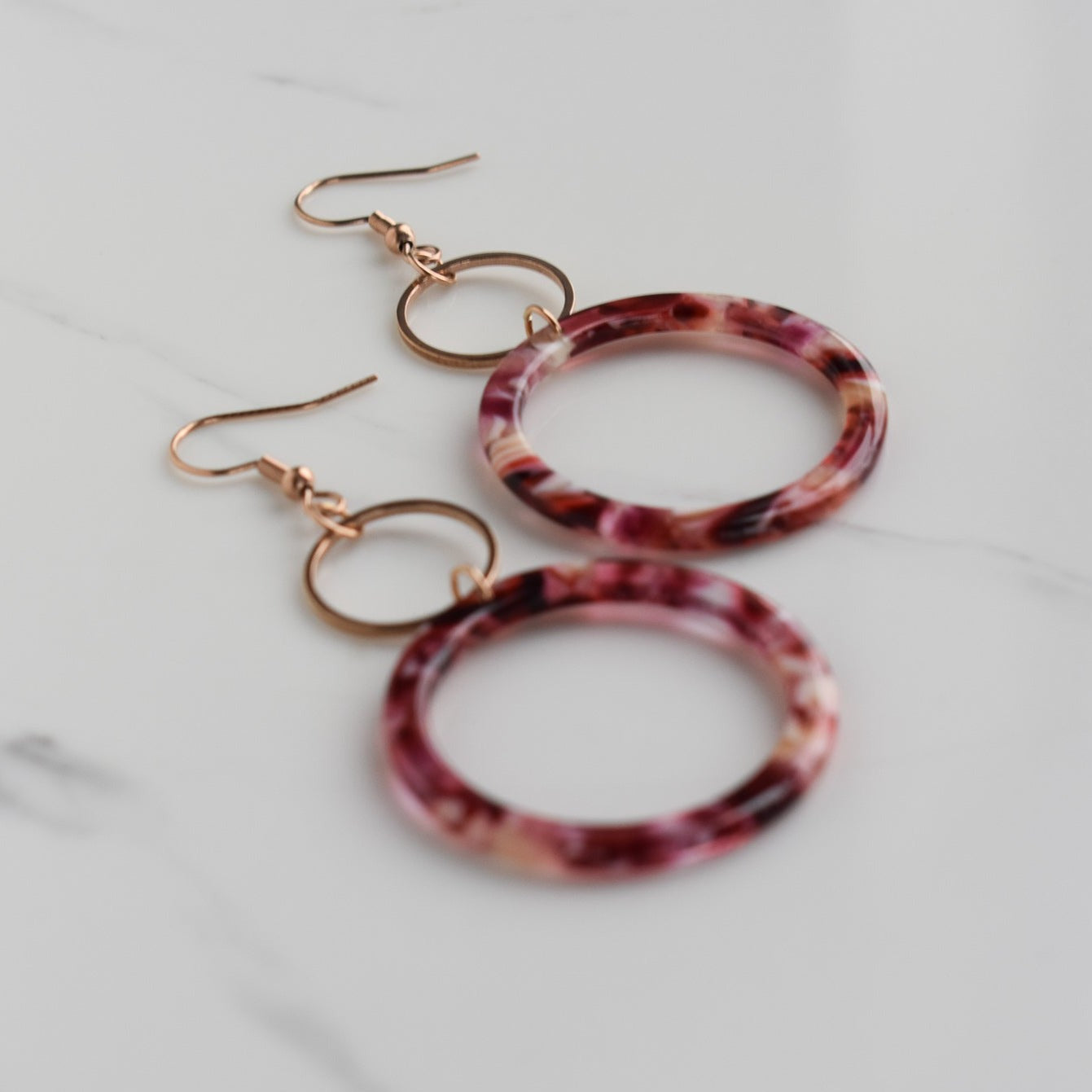 Handmade, light weight and comfortable to wear all day long leather earrings. All our earring hooks are made with a high quality stainless steel and they are hypo allergenic.  They will not tarnish or irritate your sensitive skin.
