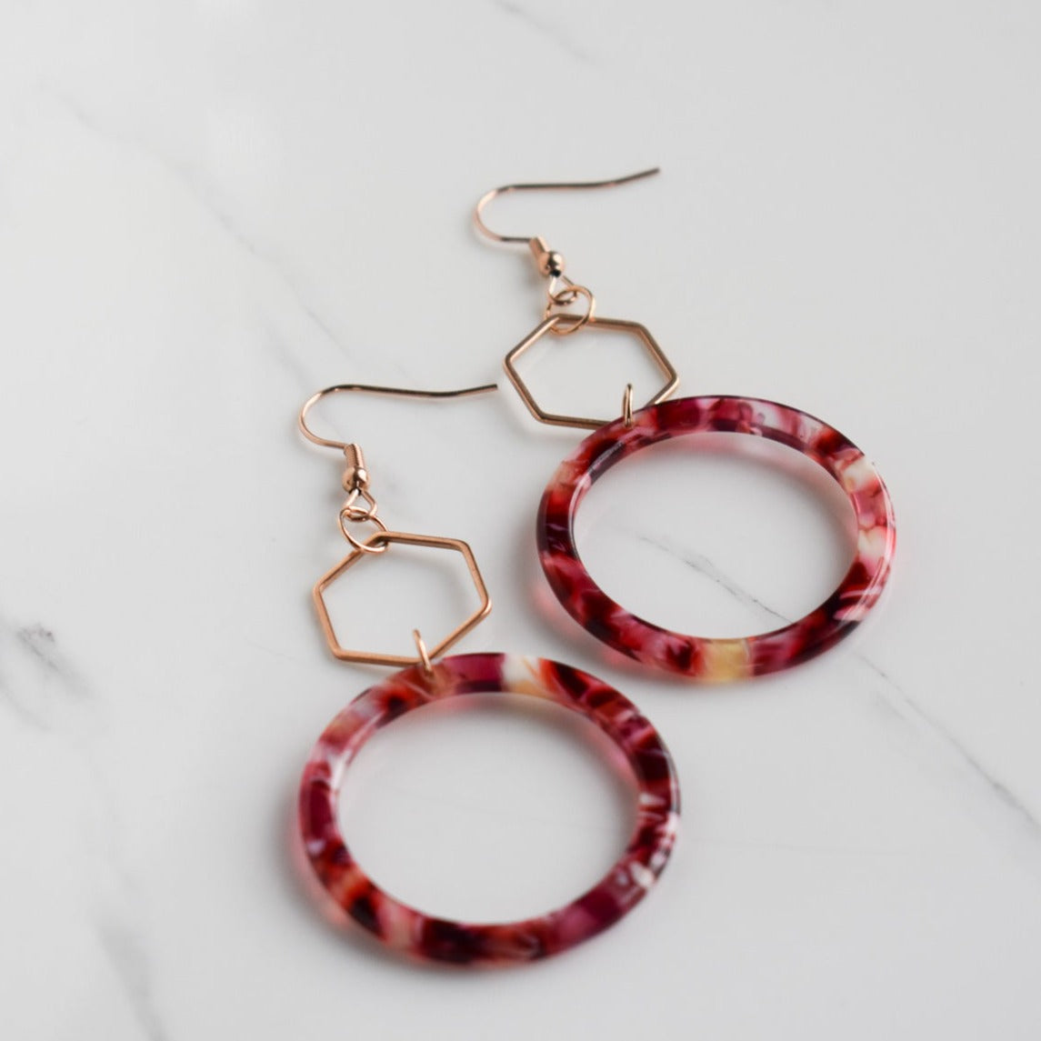 Handmade, light weight and comfortable to wear all day long leather earrings. All our earring hooks are made with a high quality stainless steel and they are hypo allergenic.  They will not tarnish or irritate your sensitive skin.