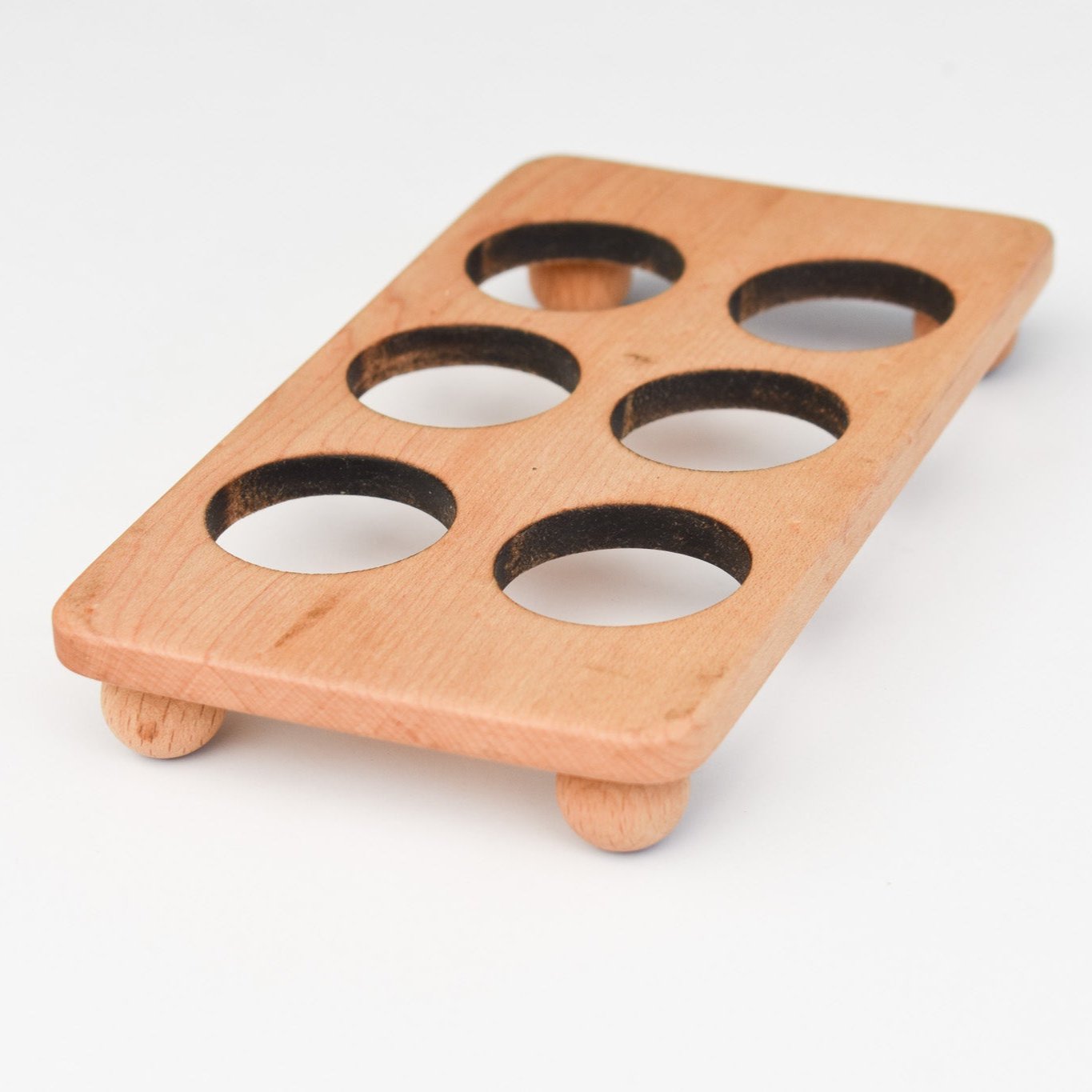 WOODEN EGG HOLDER