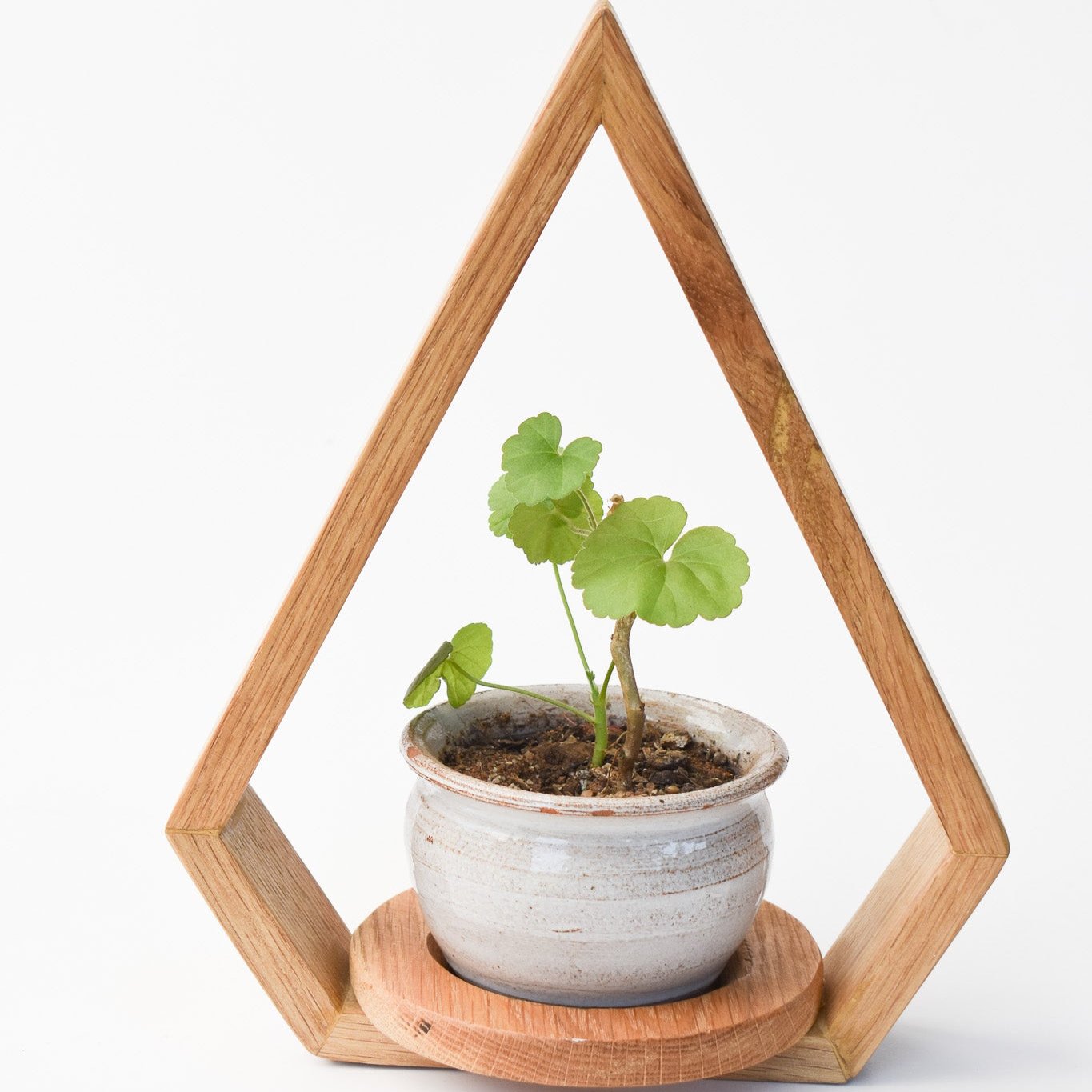 WOODEN FLOWER STAND