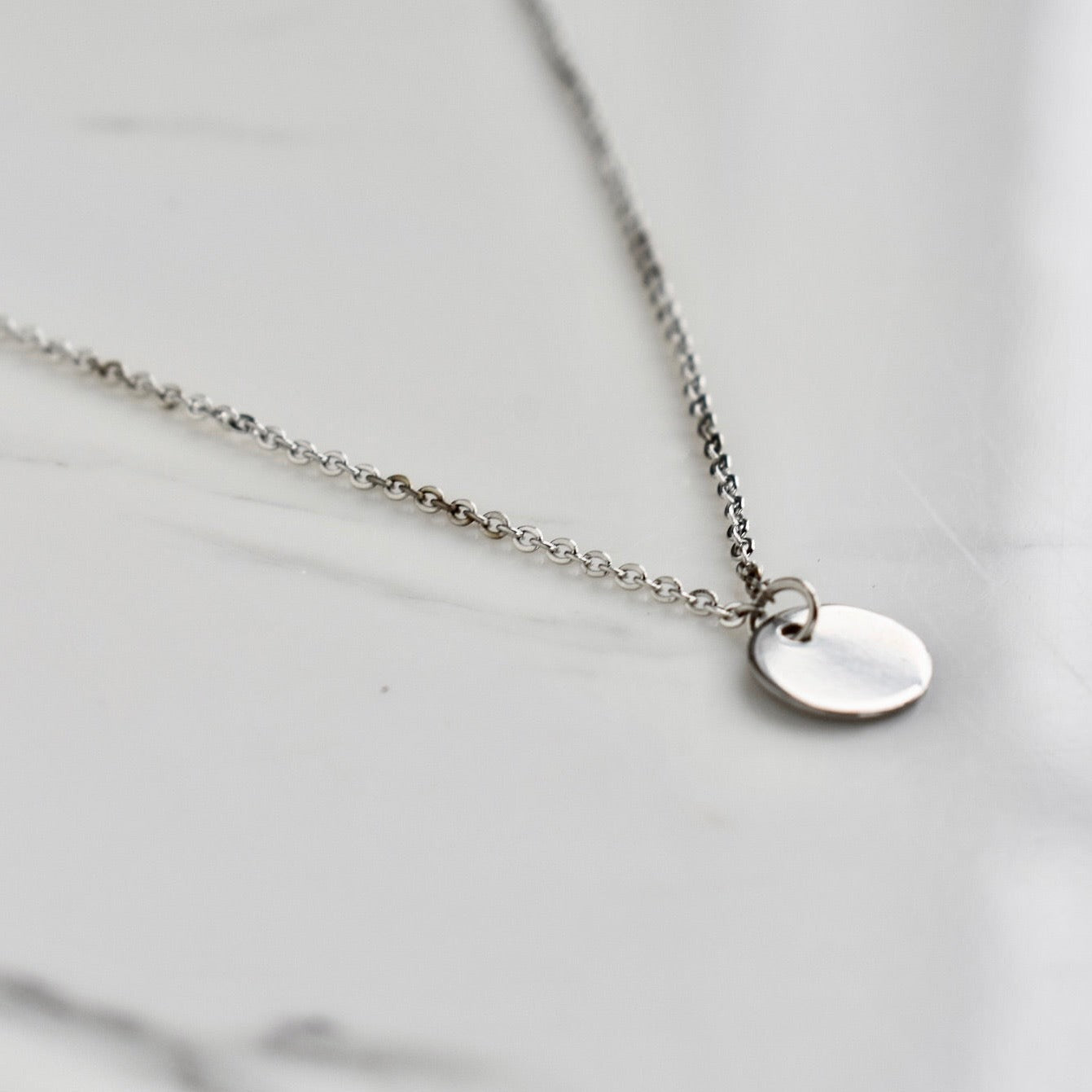 Beautifully handcrafted stainless steel necklace. Waterproof, hypoallergenic jewellery.