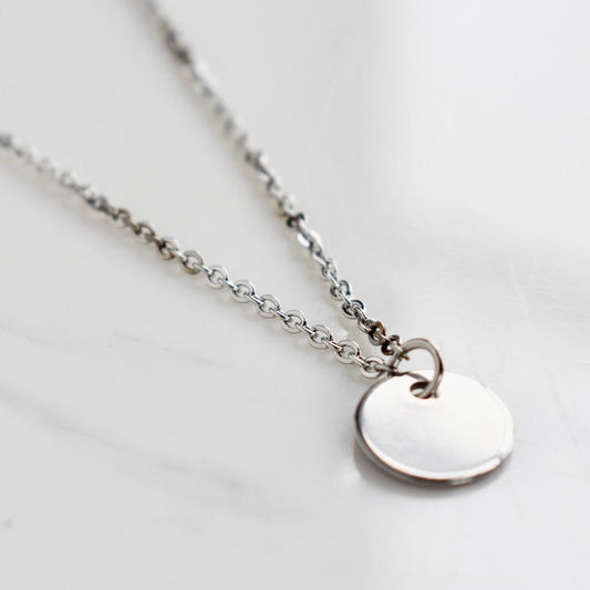 Beautifully handcrafted stainless steel necklace. Waterproof, hypoallergenic jewellery.