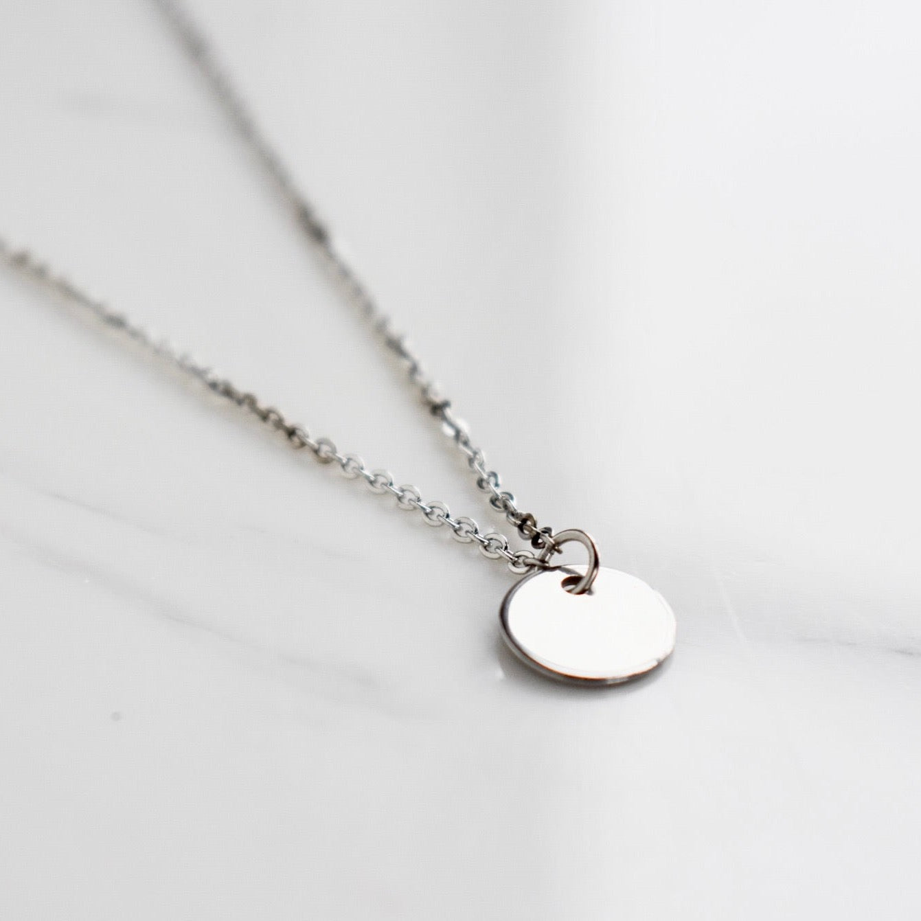 Beautifully handcrafted stainless steel necklace. Waterproof, hypoallergenic jewellery.