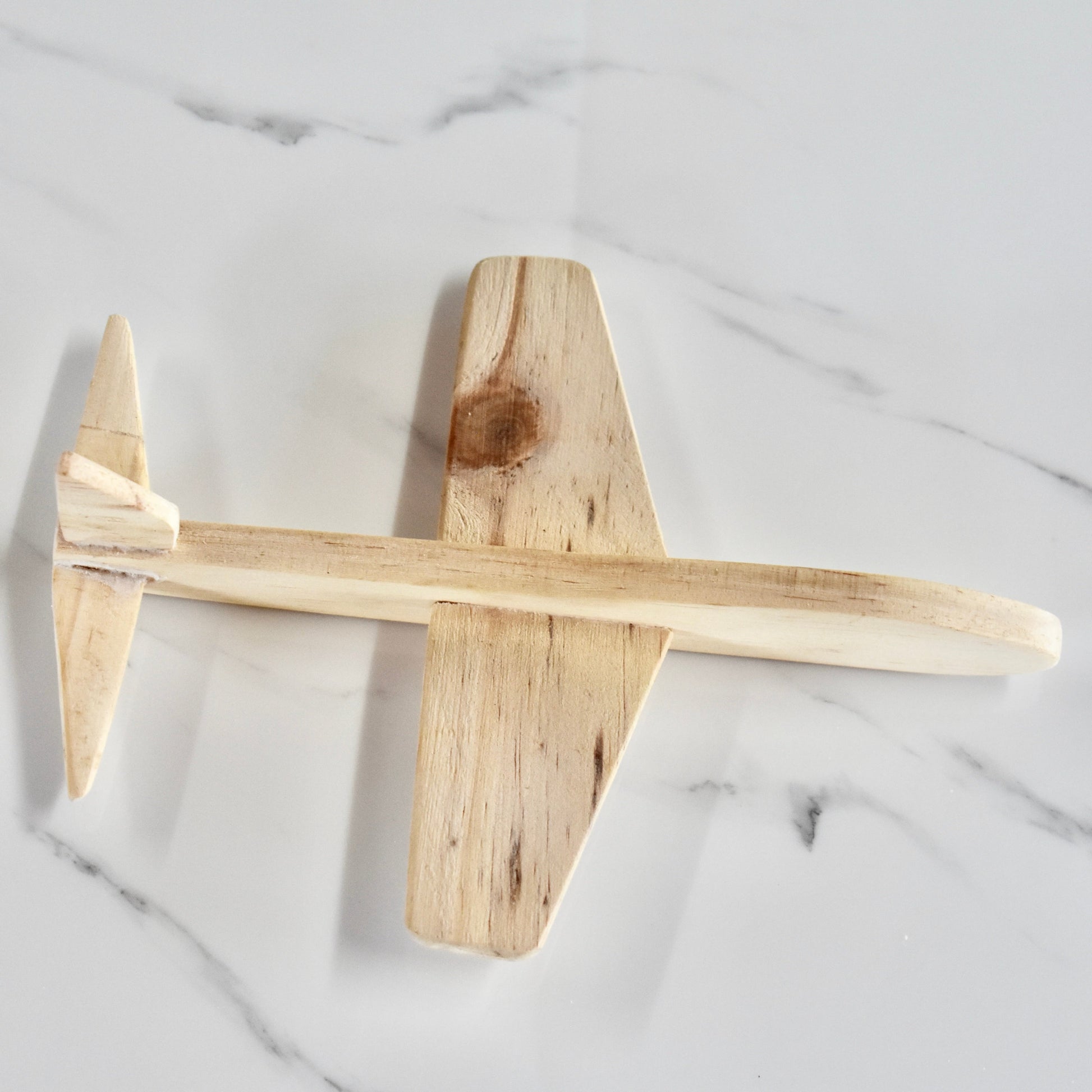 This small handmade wooden plane is the perfect present for any kid (or kid at heart)! It can be left as is or painted for an extra touch of fun. Makes for an amazing baby shower gift.