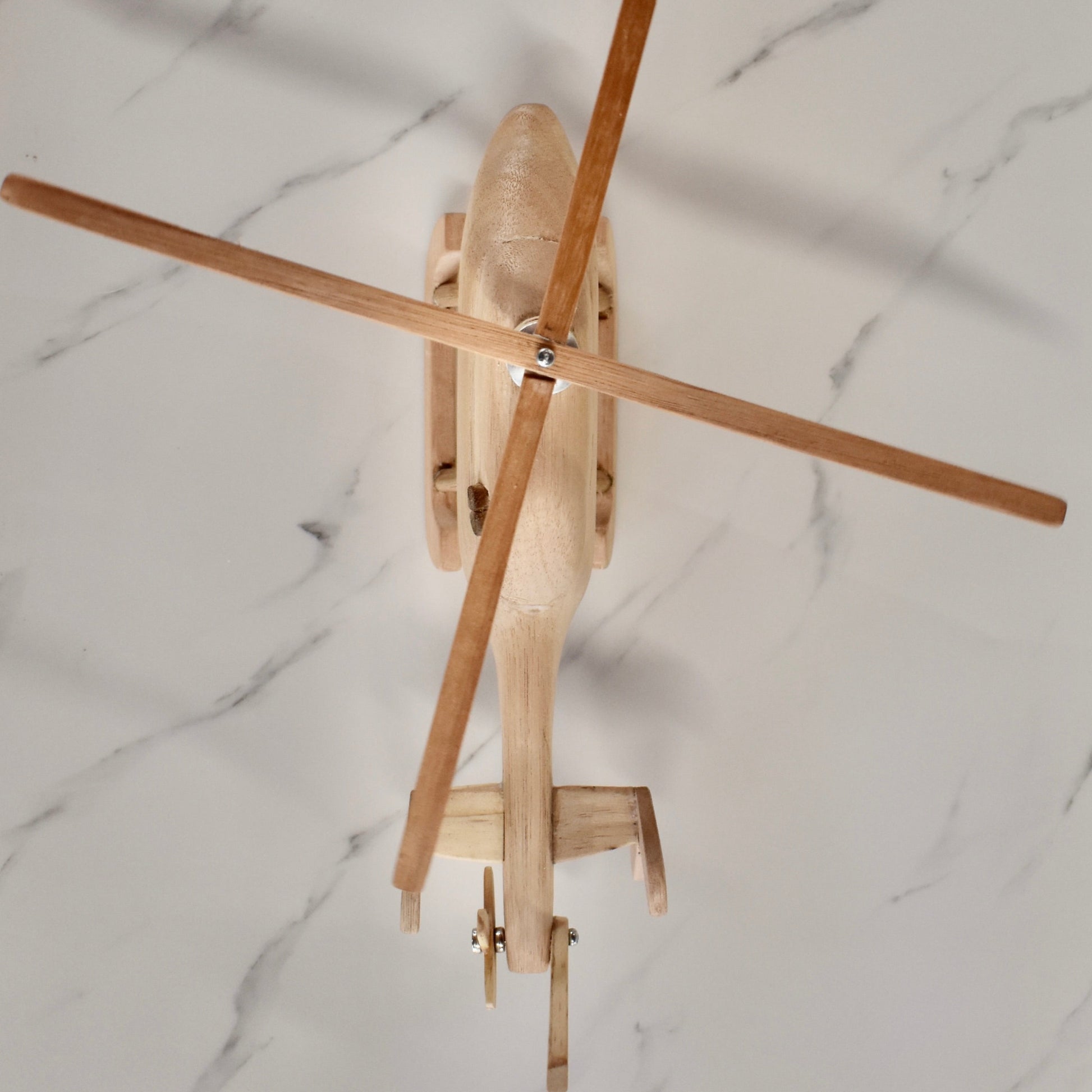 This small handmade wooden helicopter is the perfect present for any kid (or kid at heart)! It can be left as is or painted for an extra touch of fun. Makes for an amazing baby shower gift. 