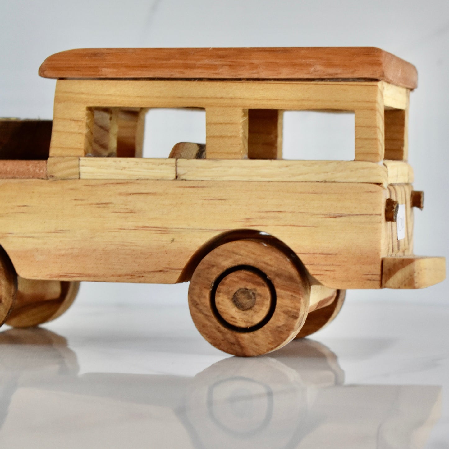 This small handmade wooden Land Rover is the perfect present for any kid (or kid at heart)! It can be left as is or painted for an extra touch of fun. Makes for an amazing baby shower gift. 